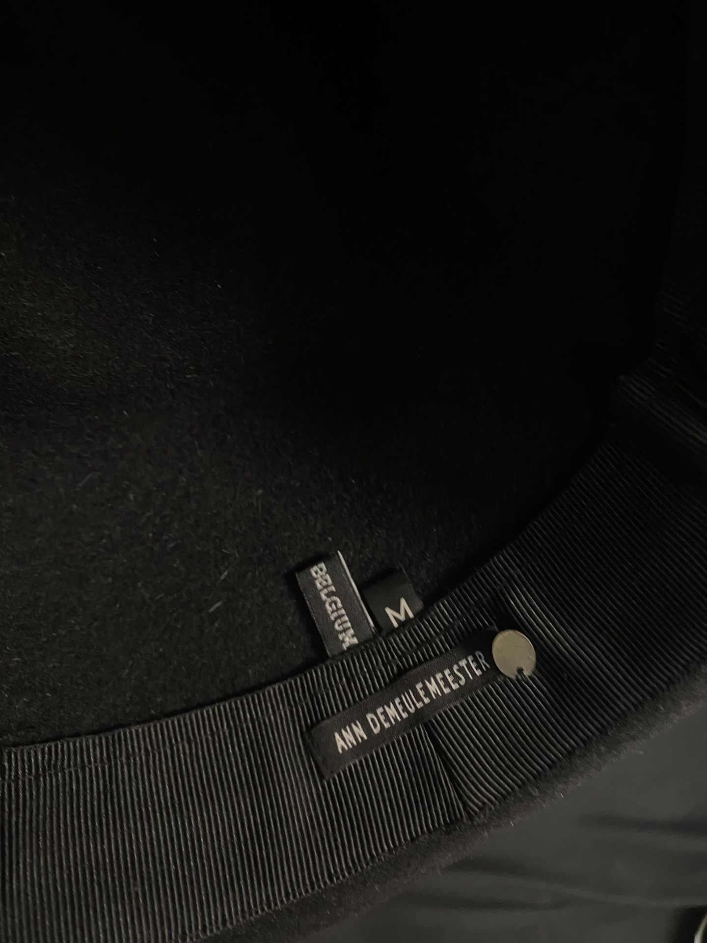 Ann Demeulemeester 2008 Fall Wide-Brimmed Hat — back