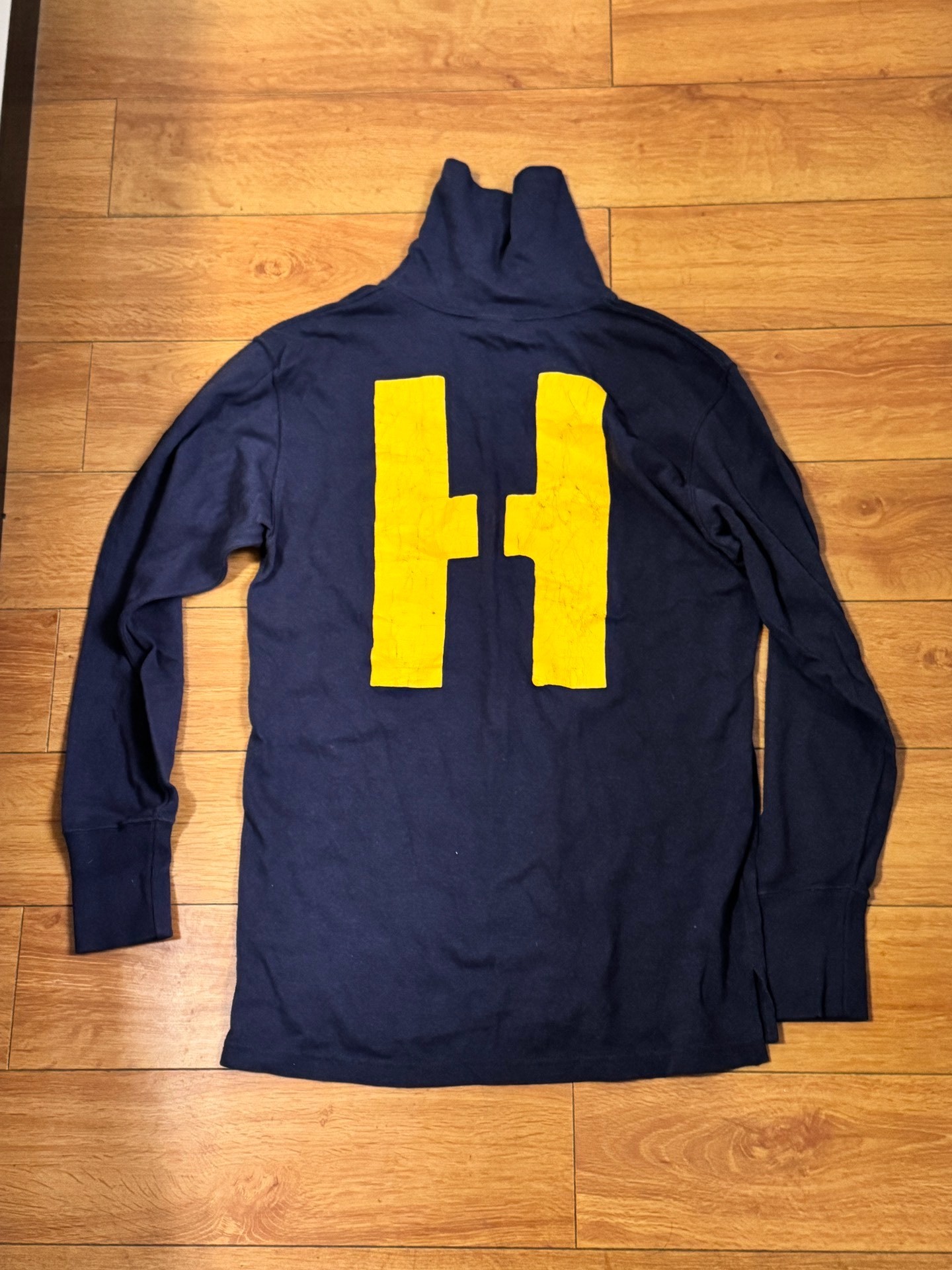 Freewheelers High-Neck Workwear Long-Sleeve Tee — front