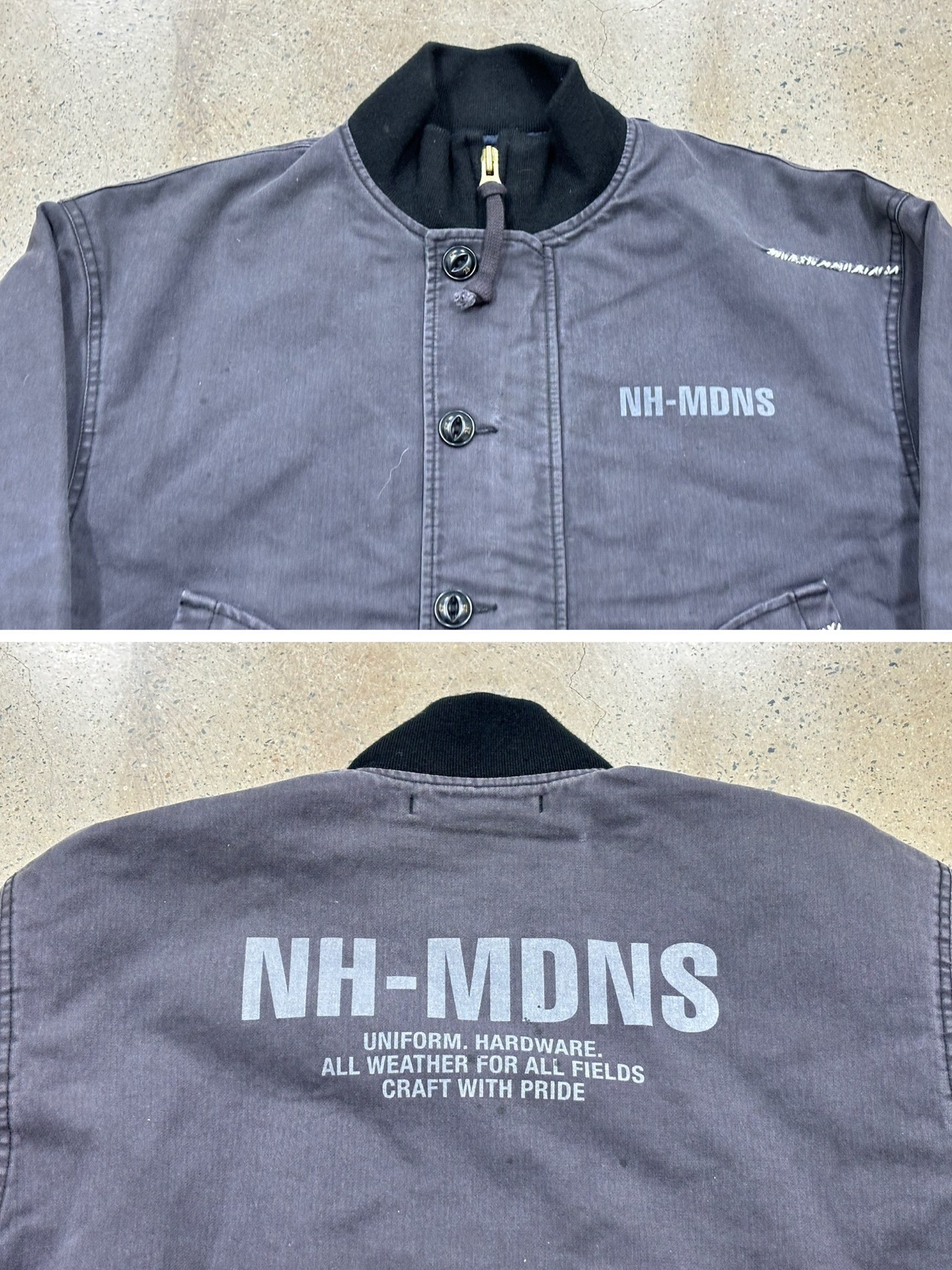 Neighborhood x Madness Deck Jacket — label