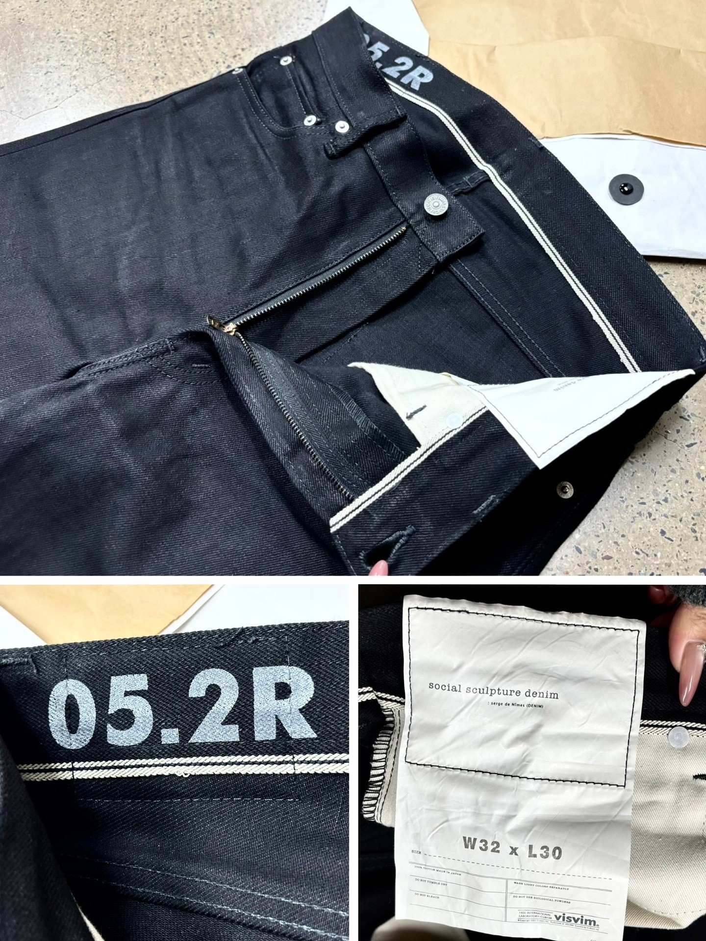 Visvim Social Sculpture 05 Slim Jeans — back