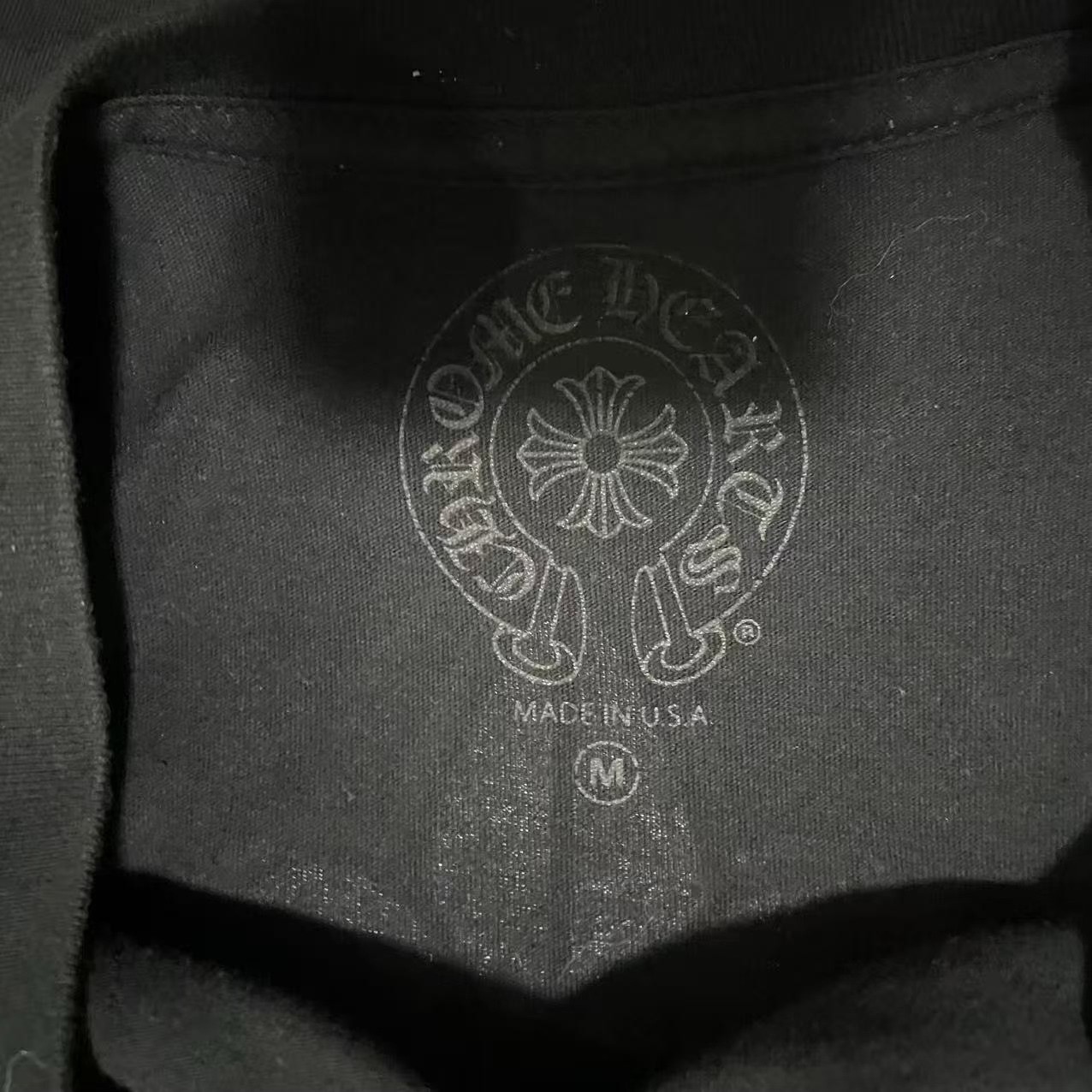Chrome Hearts Black Cross Long Sleeve Top — detail