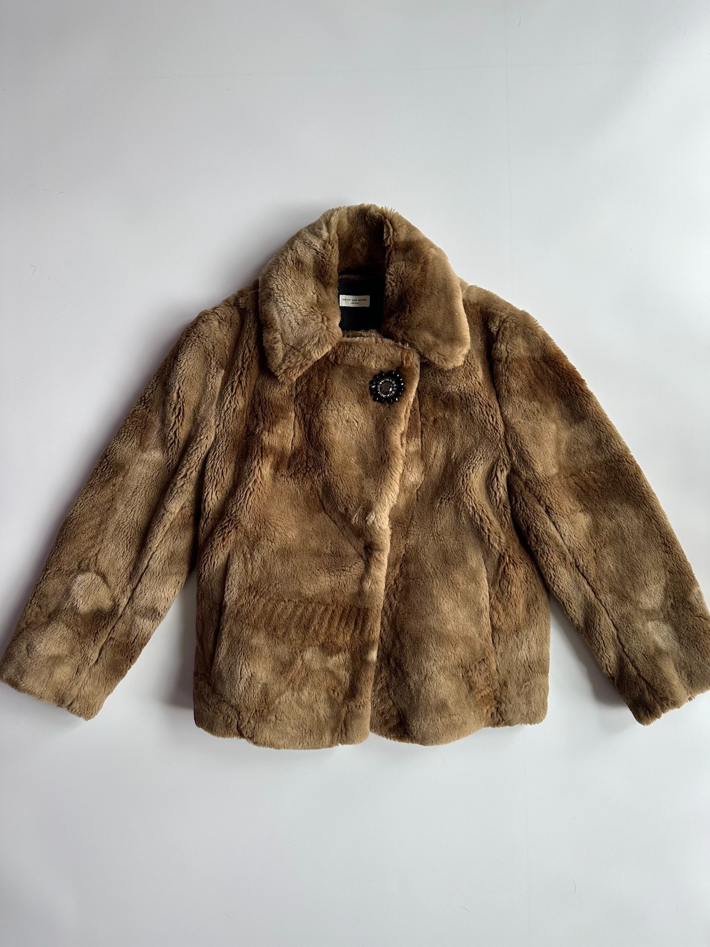 Dries Van Noten Plush Jacket — back