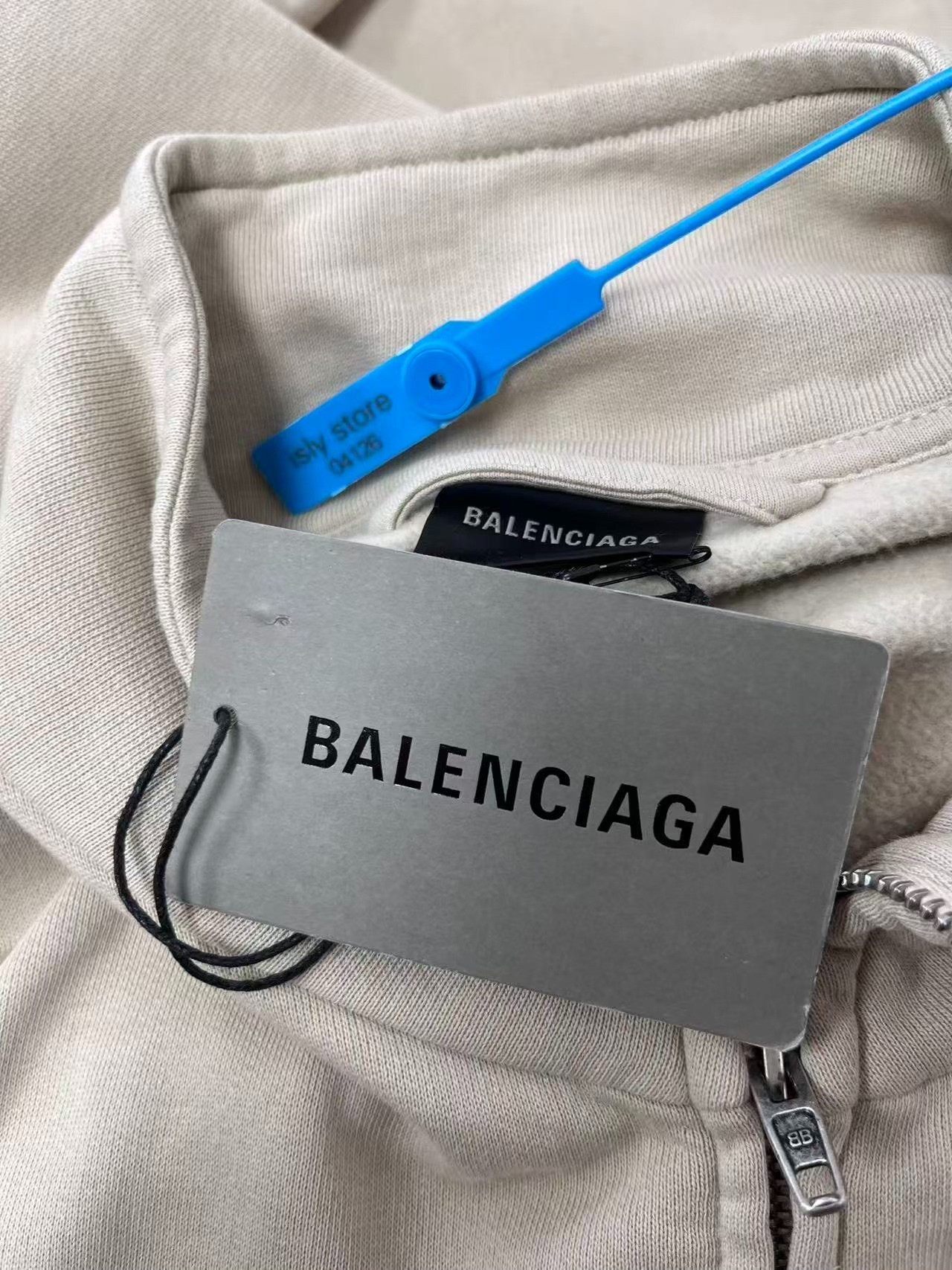 Balenciaga Men’s Logo Zip Jacket L — label