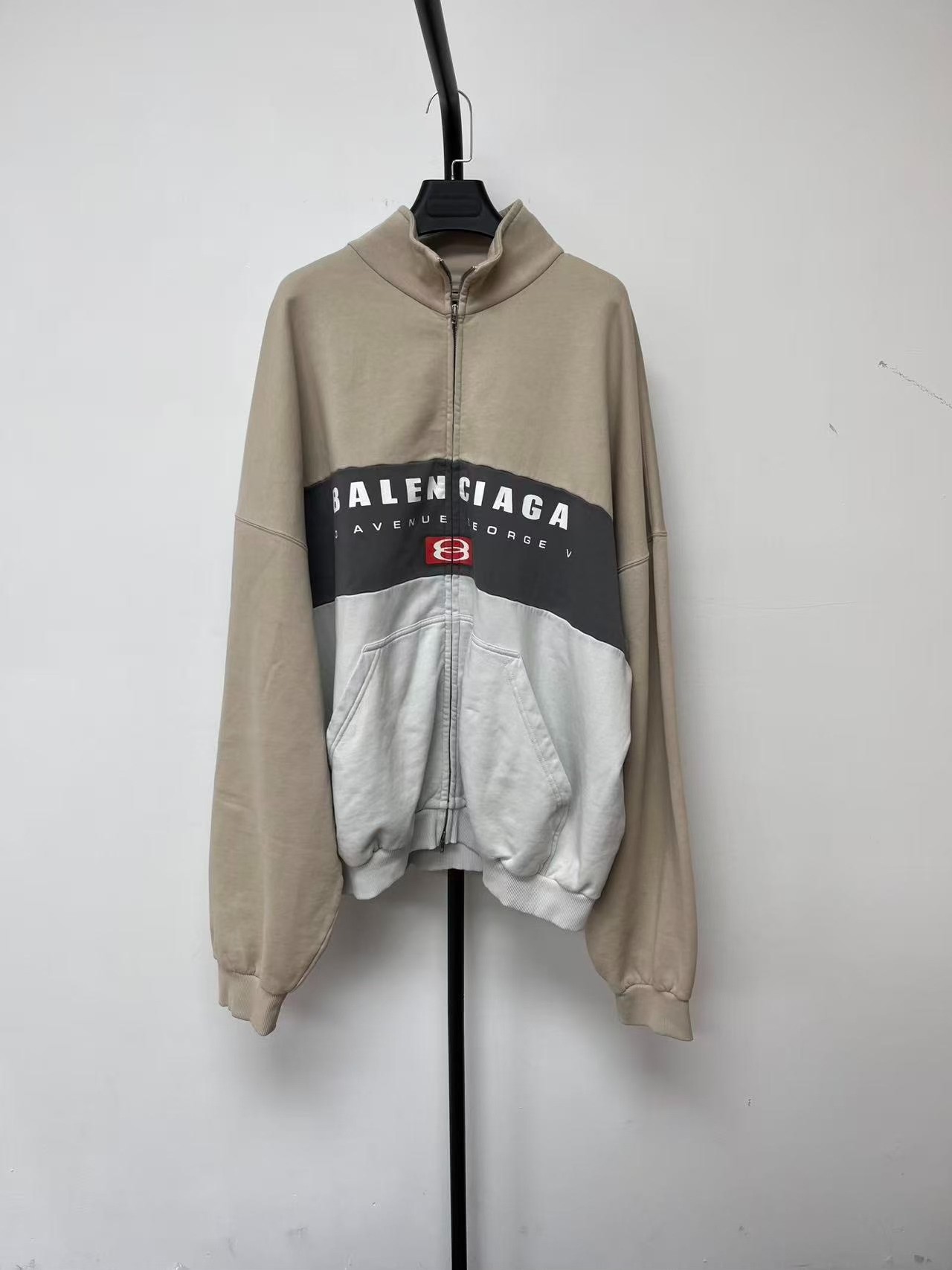 Balenciaga Men’s Logo Zip Jacket L