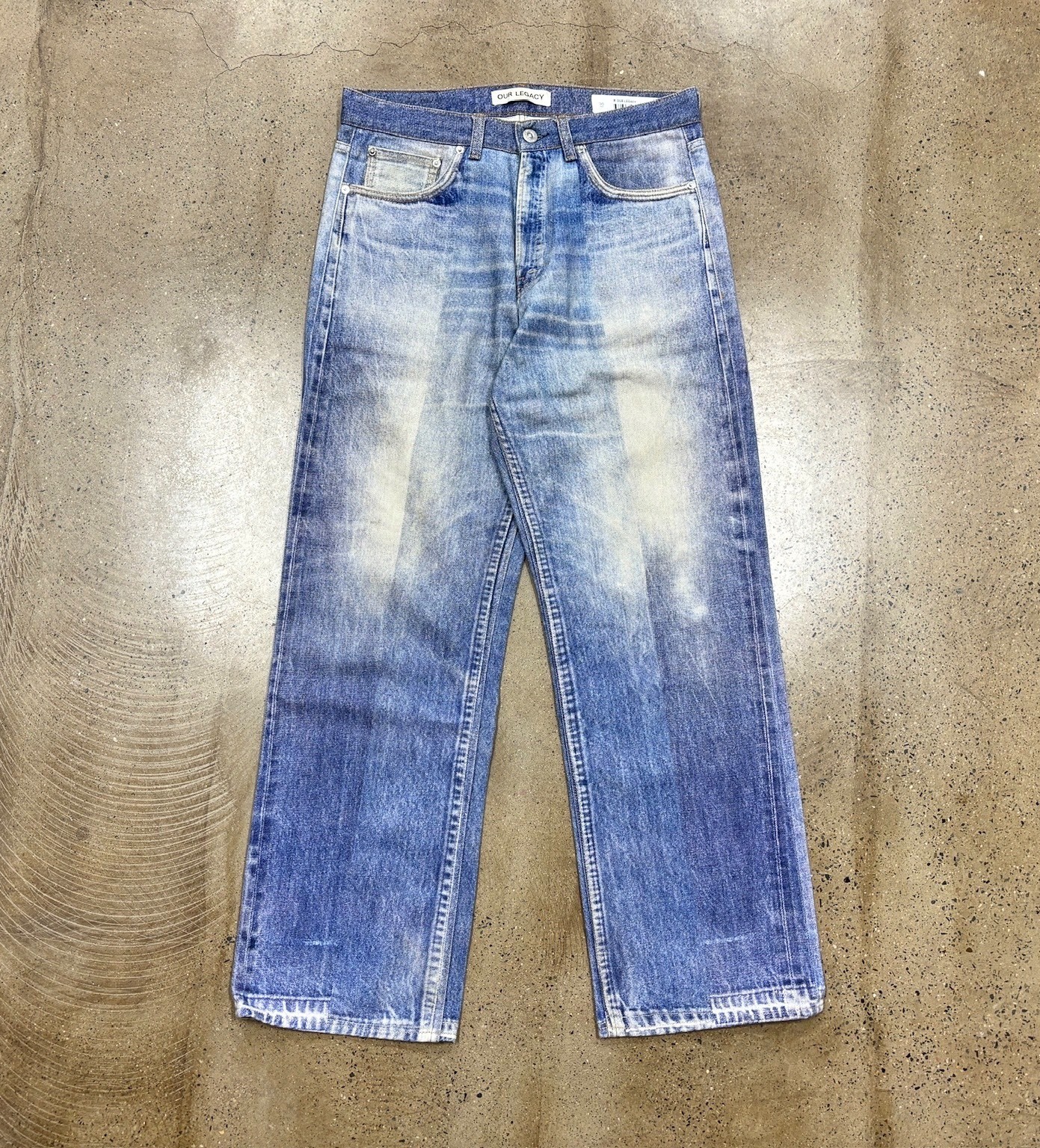 OUR LEGACY Third Cut 3D Print Jeans