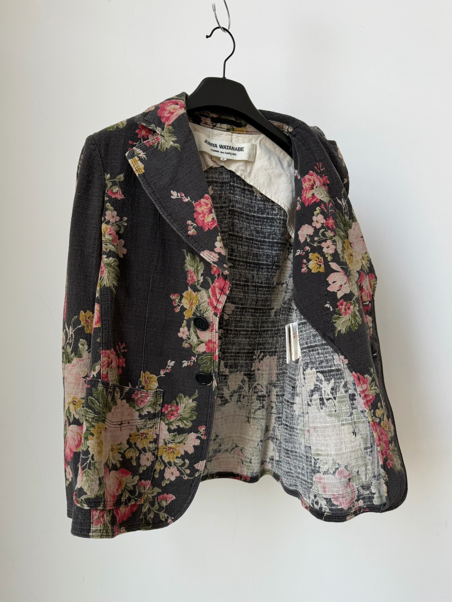 Junya Watanabe 2002 Floral Blazer — back