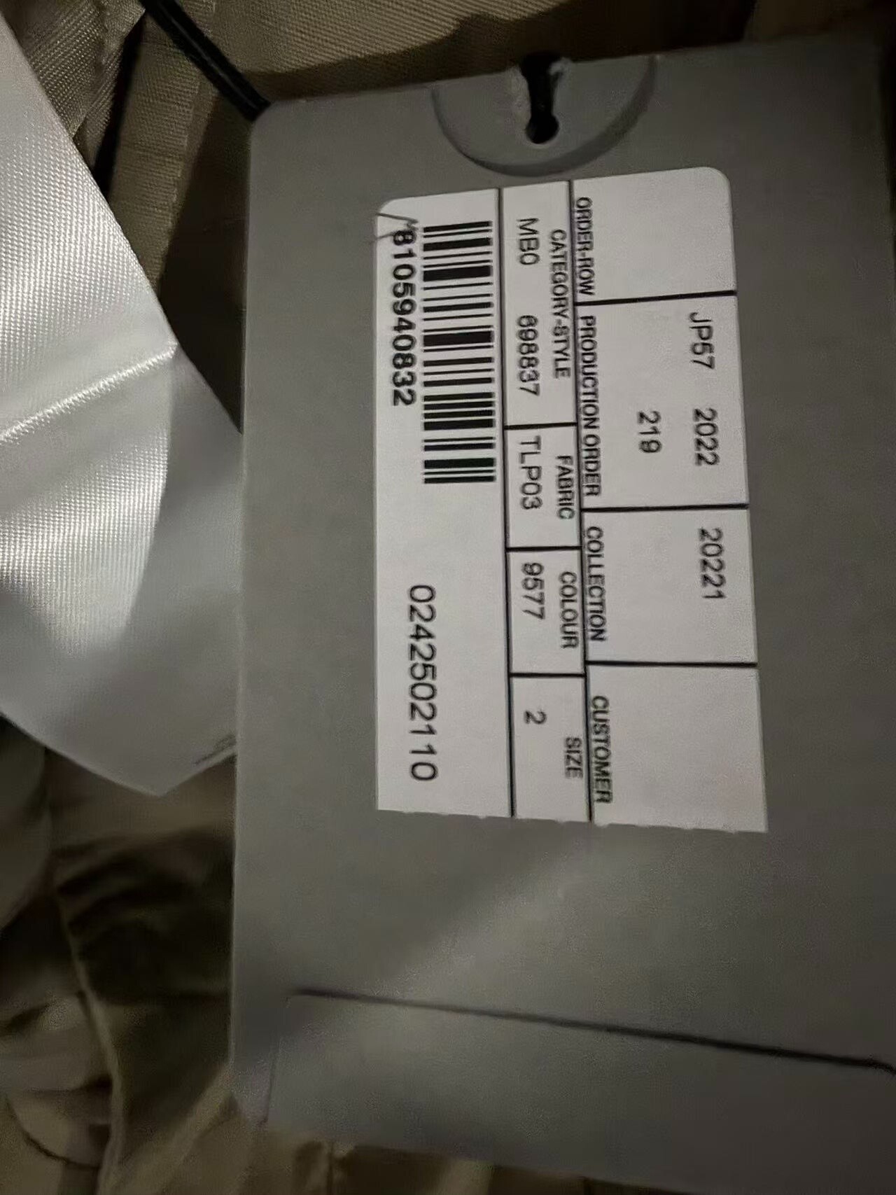 Balenciaga Hooded Lamb Fur Bomber Jacket — label