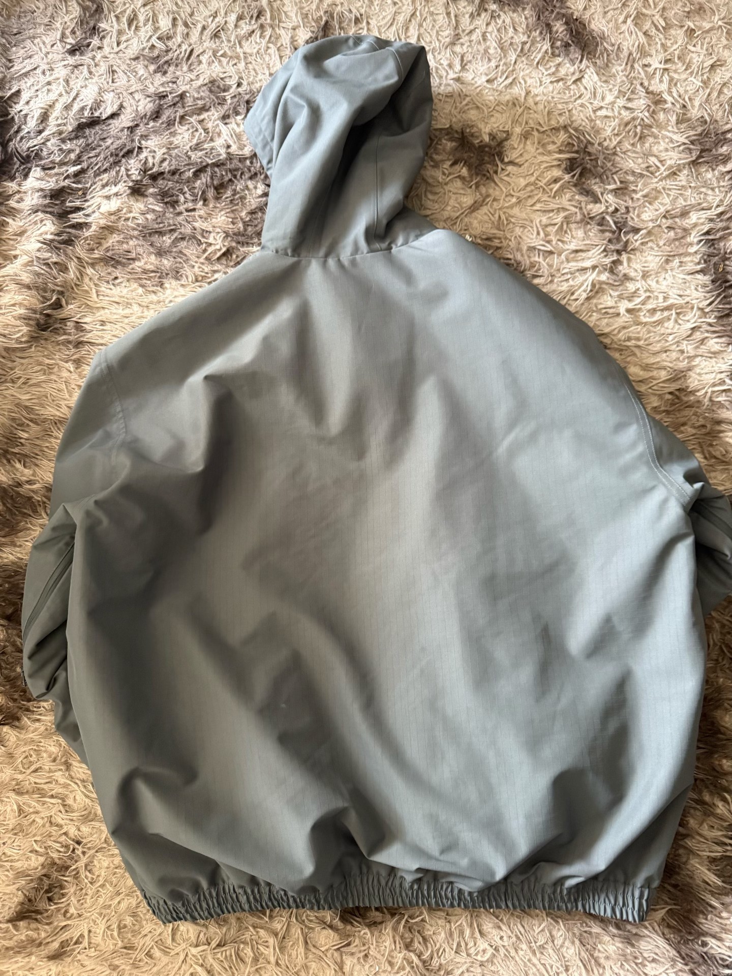 Balenciaga FW24 Skiwear Gray Hooded Parka — front