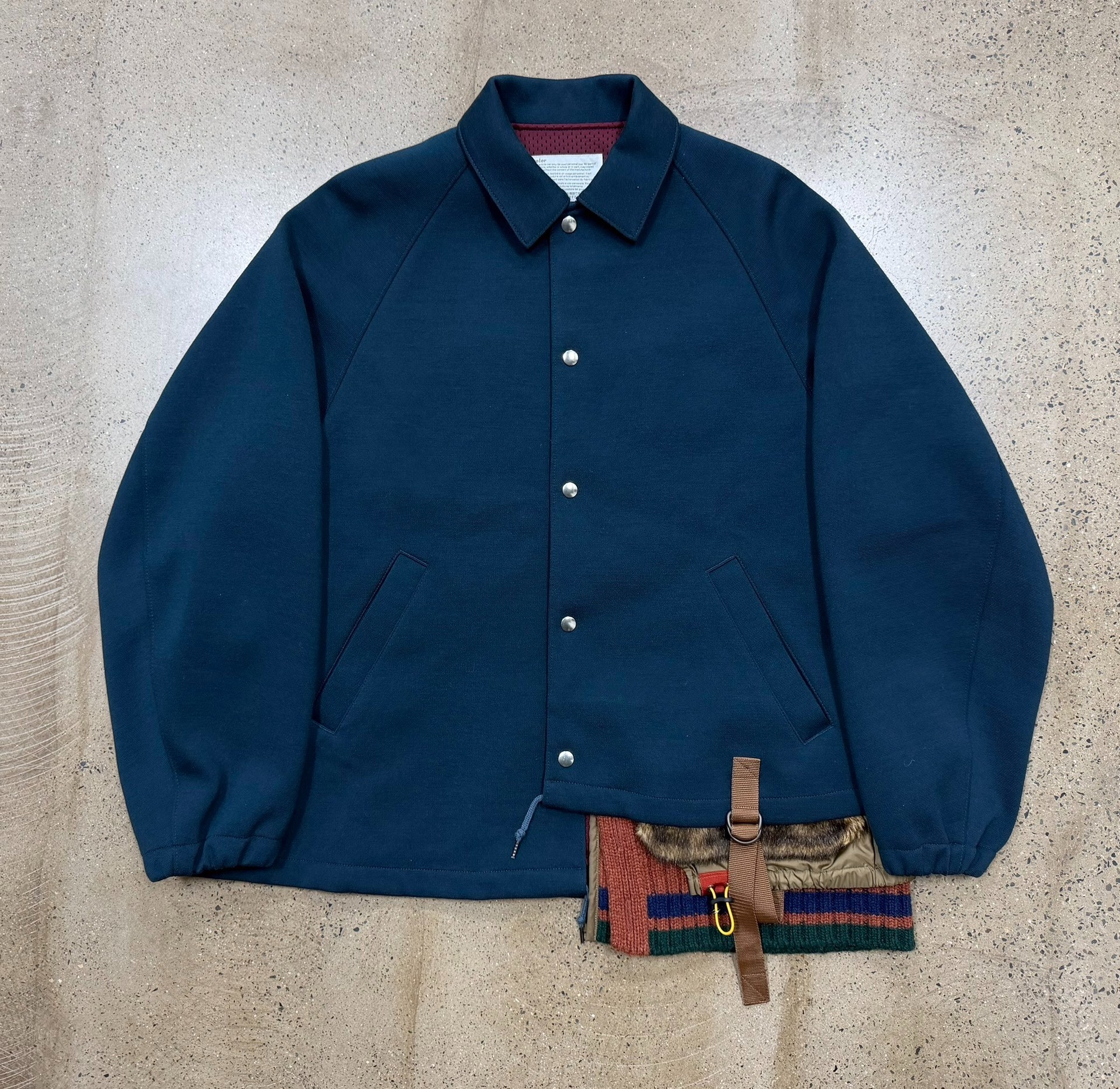 Kolor 23AW Deconstructed Wool Coach Jacket