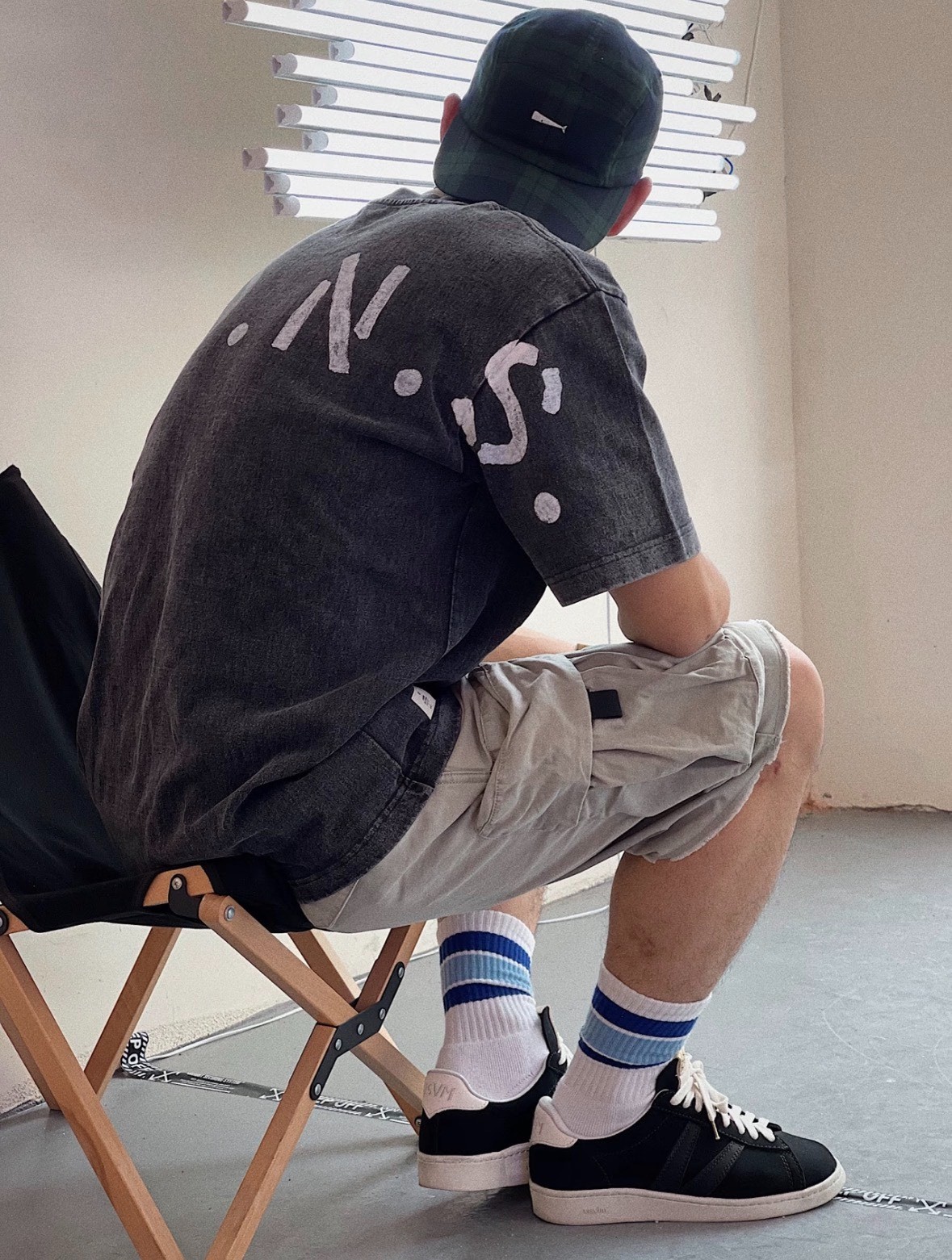 Visvim 21ss Black Corda-Folk Sneakers — detail