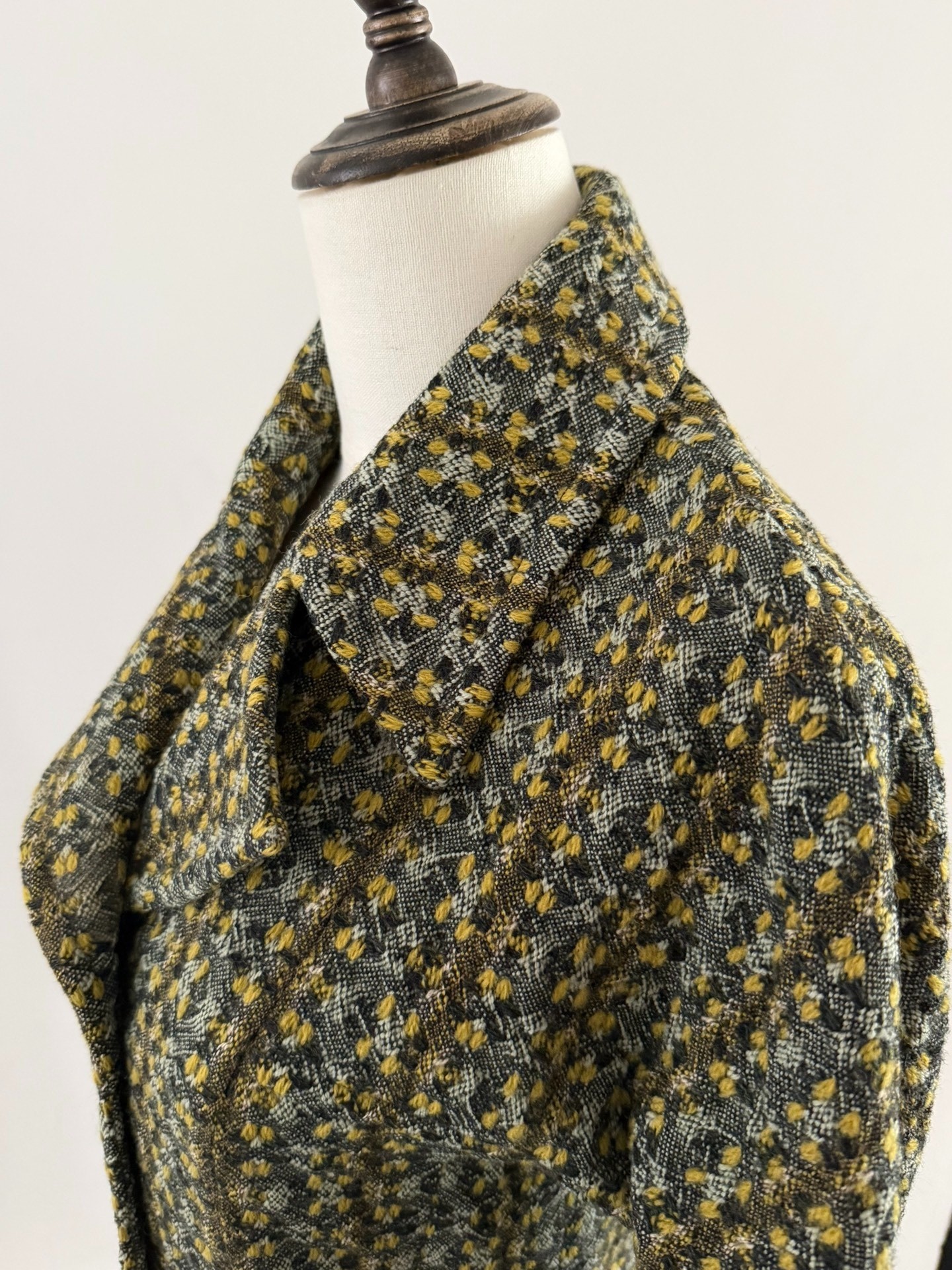 Dries Van Noten Tweed Blazer — back