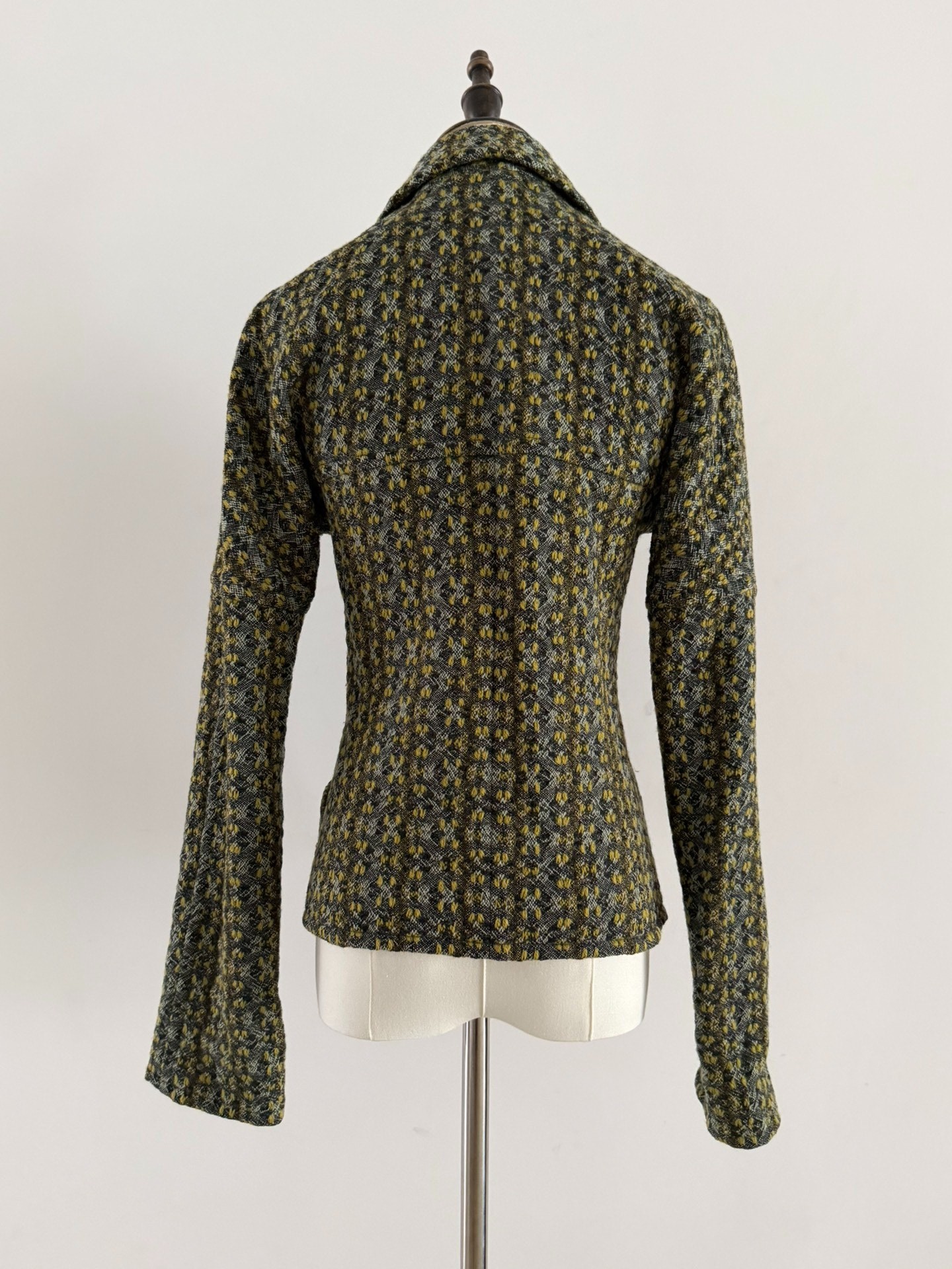 Dries Van Noten Tweed Blazer — label