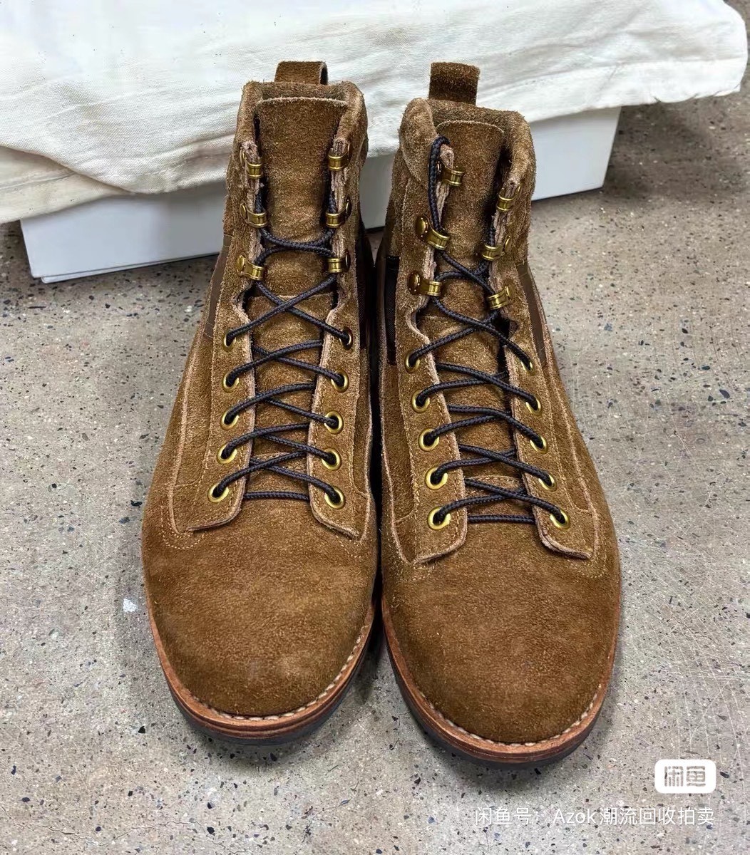 Visvim Beard Folk Suede Work Boots — front