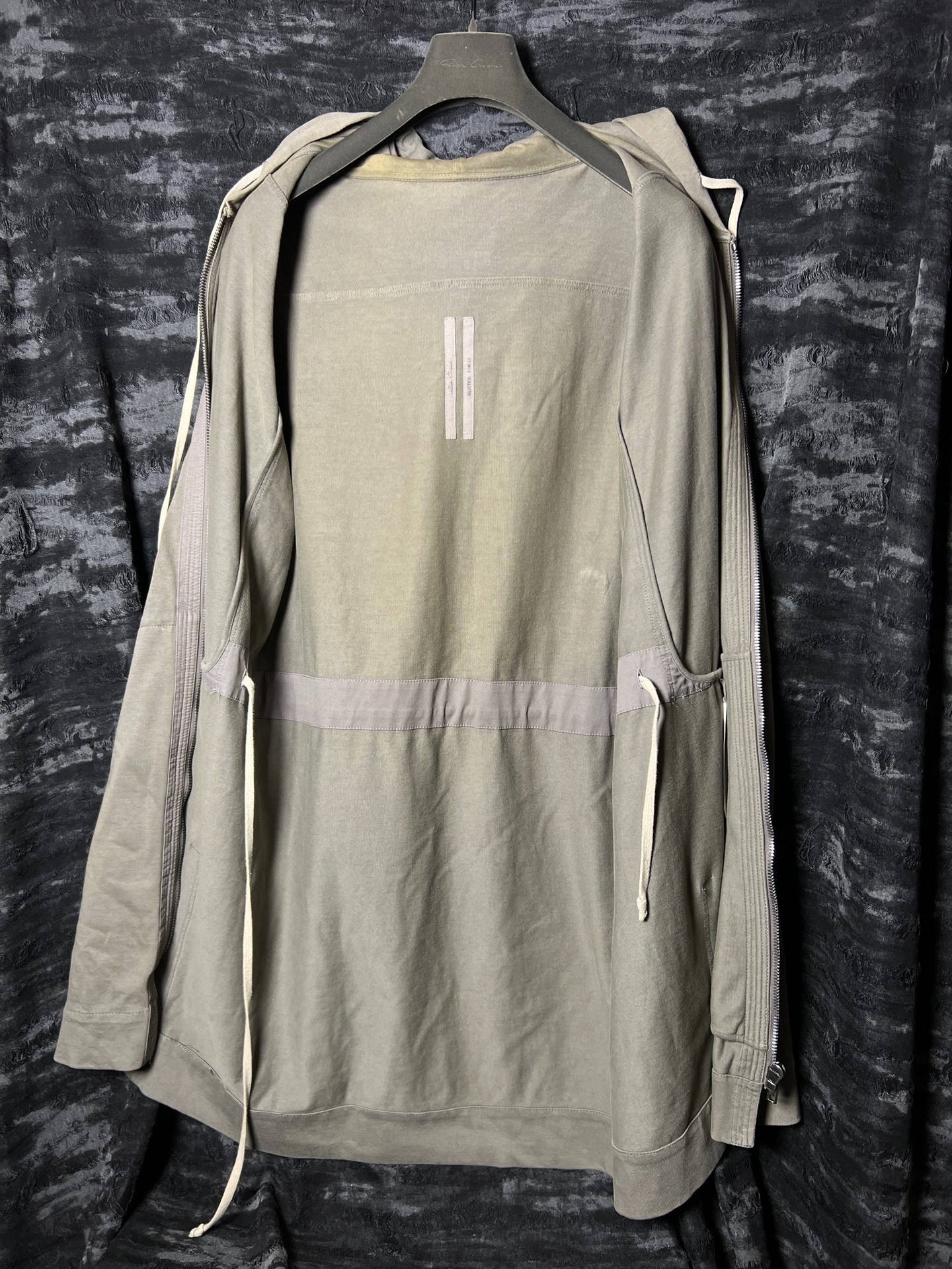 Rick Owens 17FW Hooded Robe Coat — back