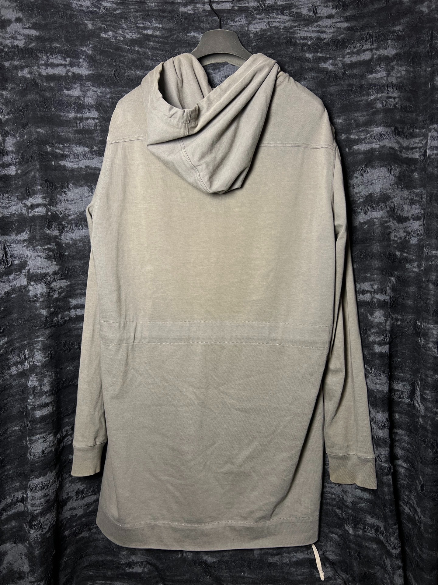 Rick Owens 17FW Hooded Robe Coat — detail