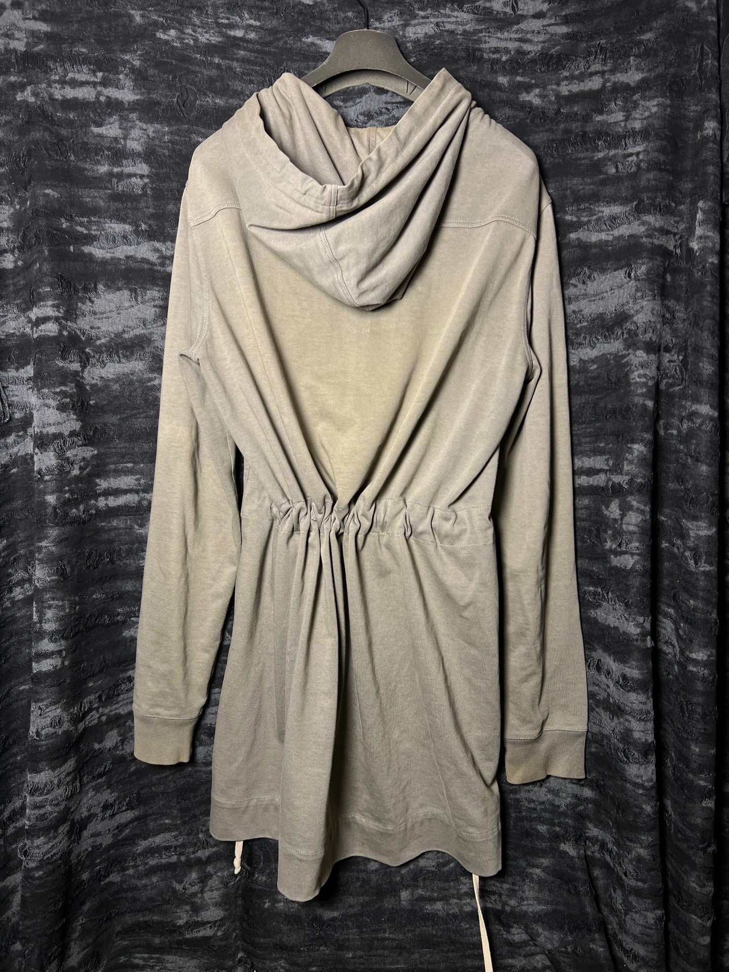 Rick Owens 17FW Hooded Robe Coat — front
