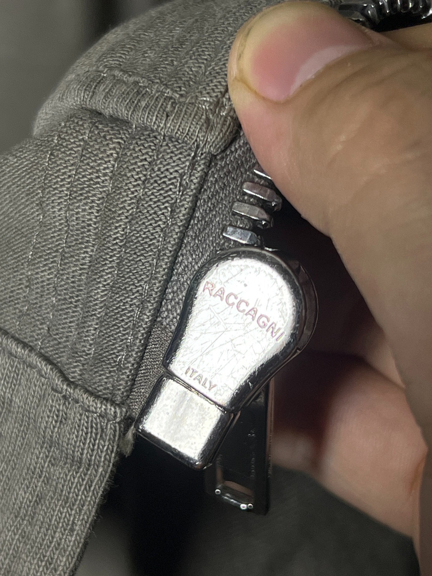 Rick Owens 17FW Hooded Robe Coat — label