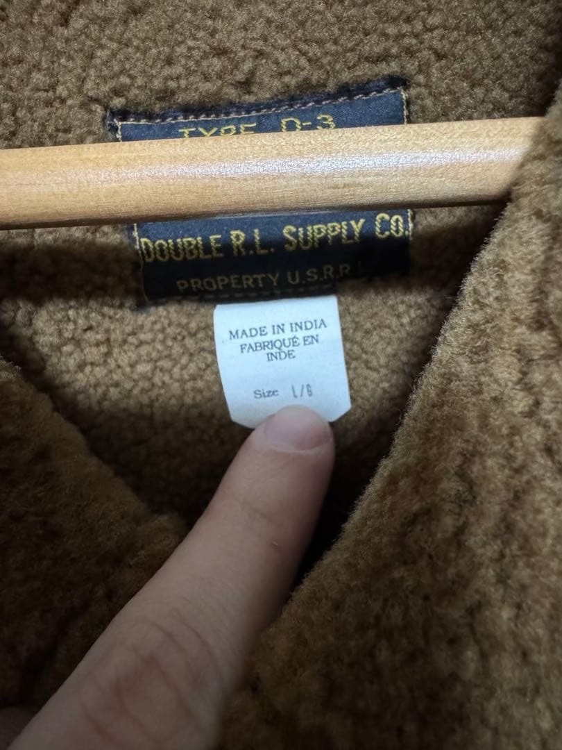 RRL Shearling Aviator Jacket — back