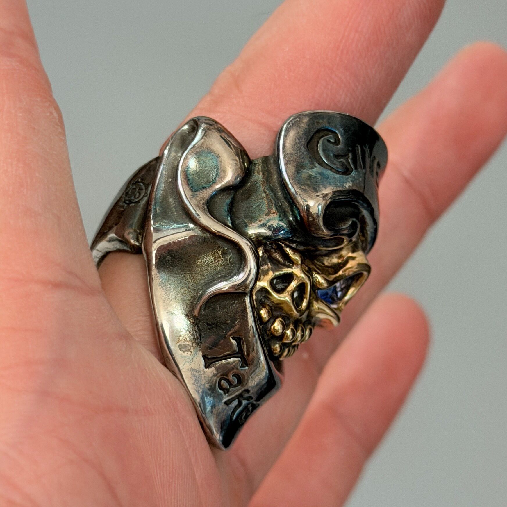 Starlingear GiveNoTakeNo Skull Ring