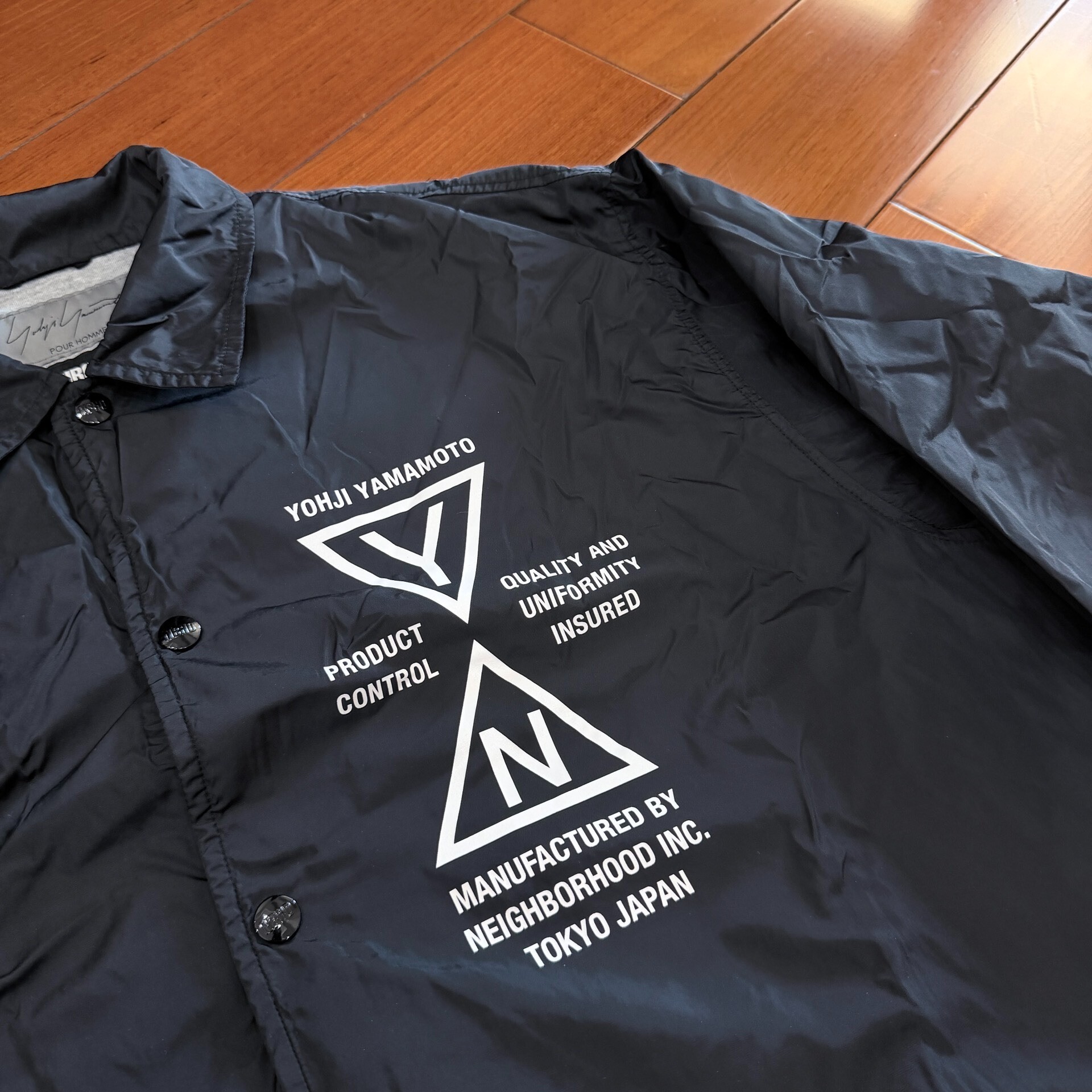 Neighborhood x Yohji FW25 Windbreaker Jacket — back