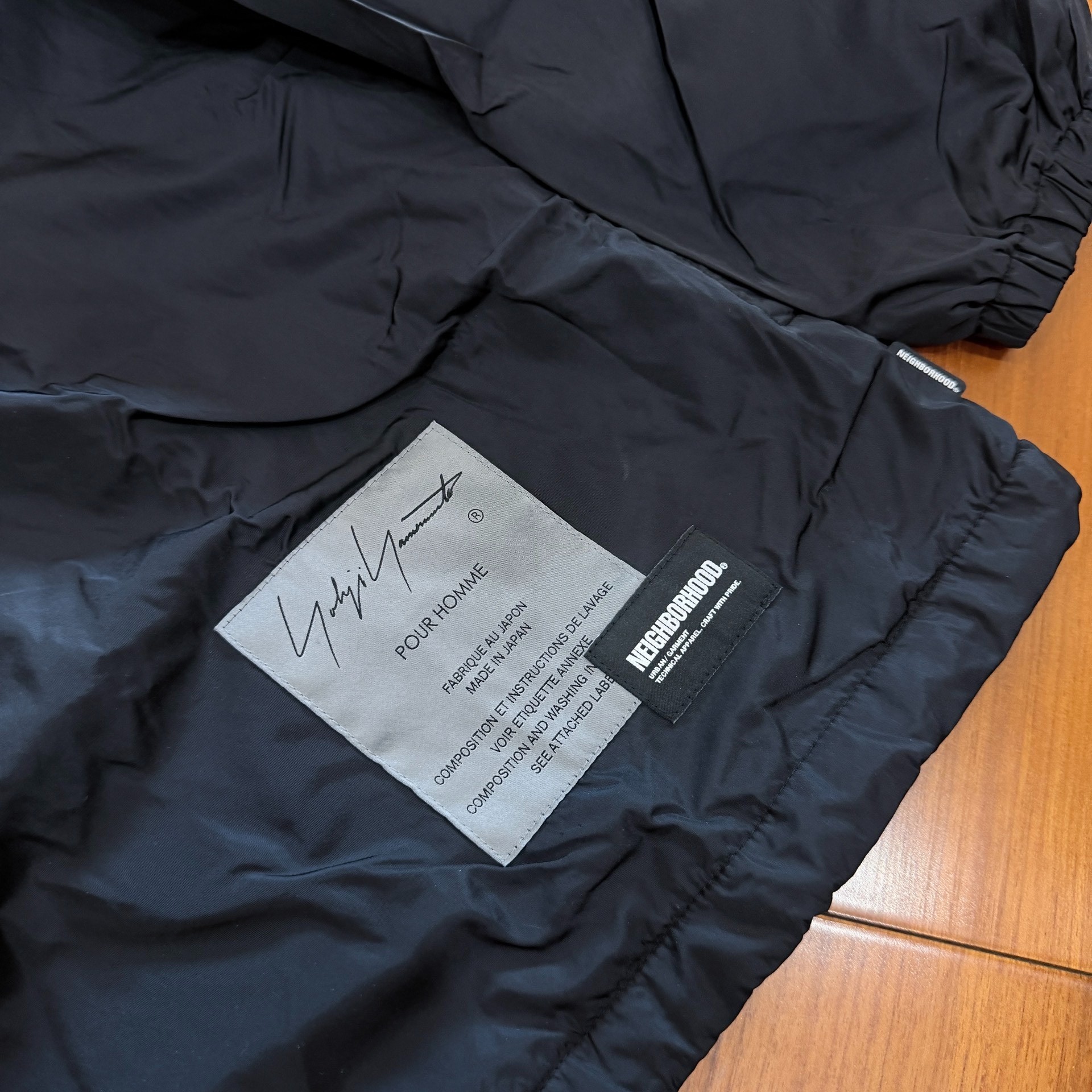 Neighborhood x Yohji FW25 Windbreaker Jacket — detail