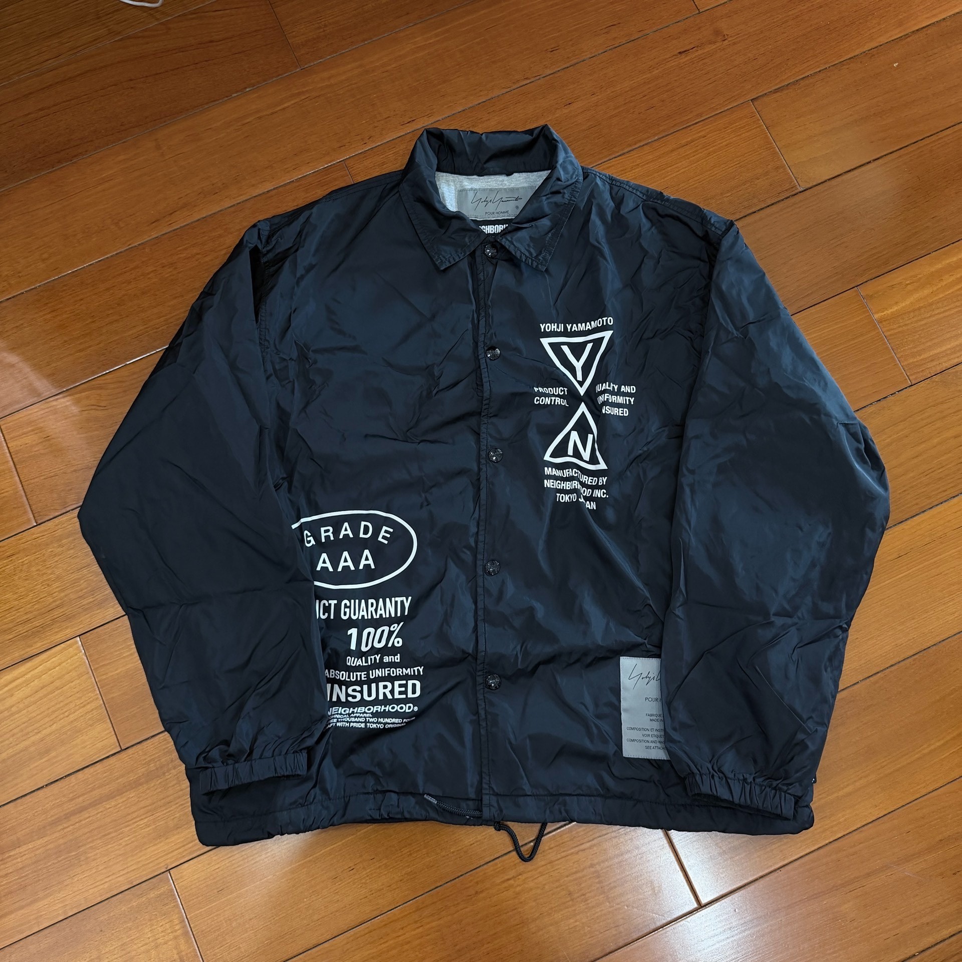 Neighborhood x Yohji FW25 Windbreaker Jacket — front