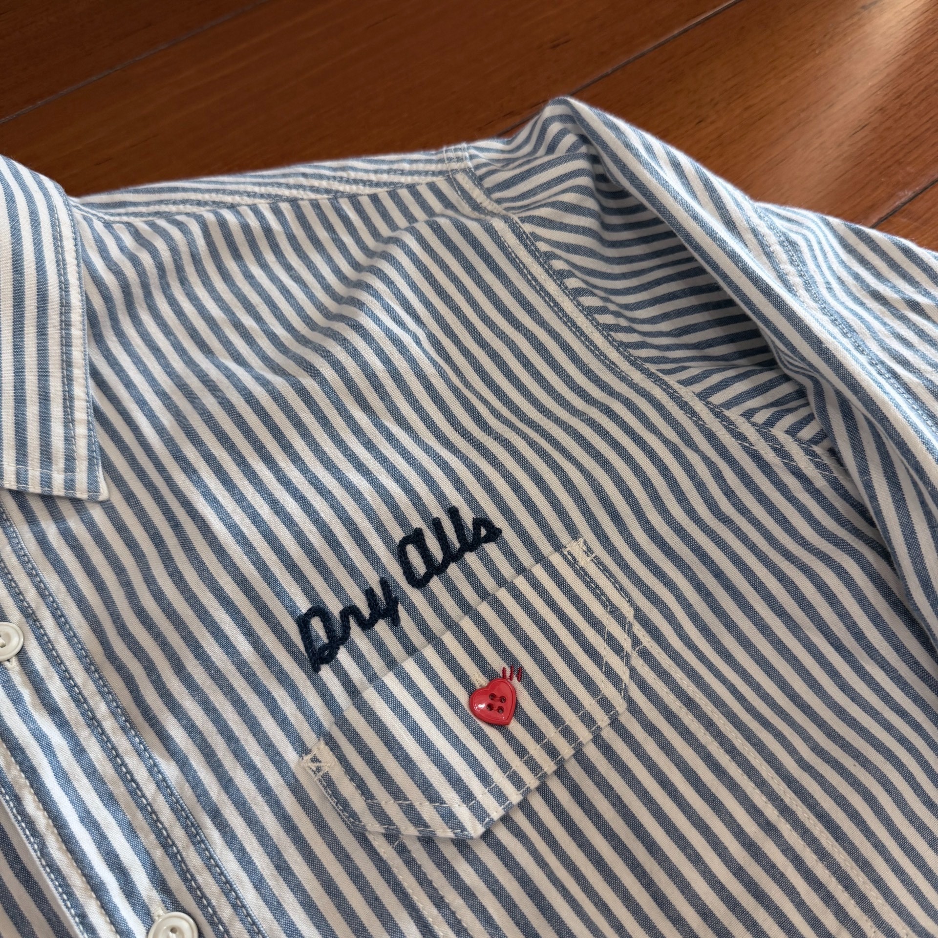 Human Made Striped Long Sleeve Shirt — detail