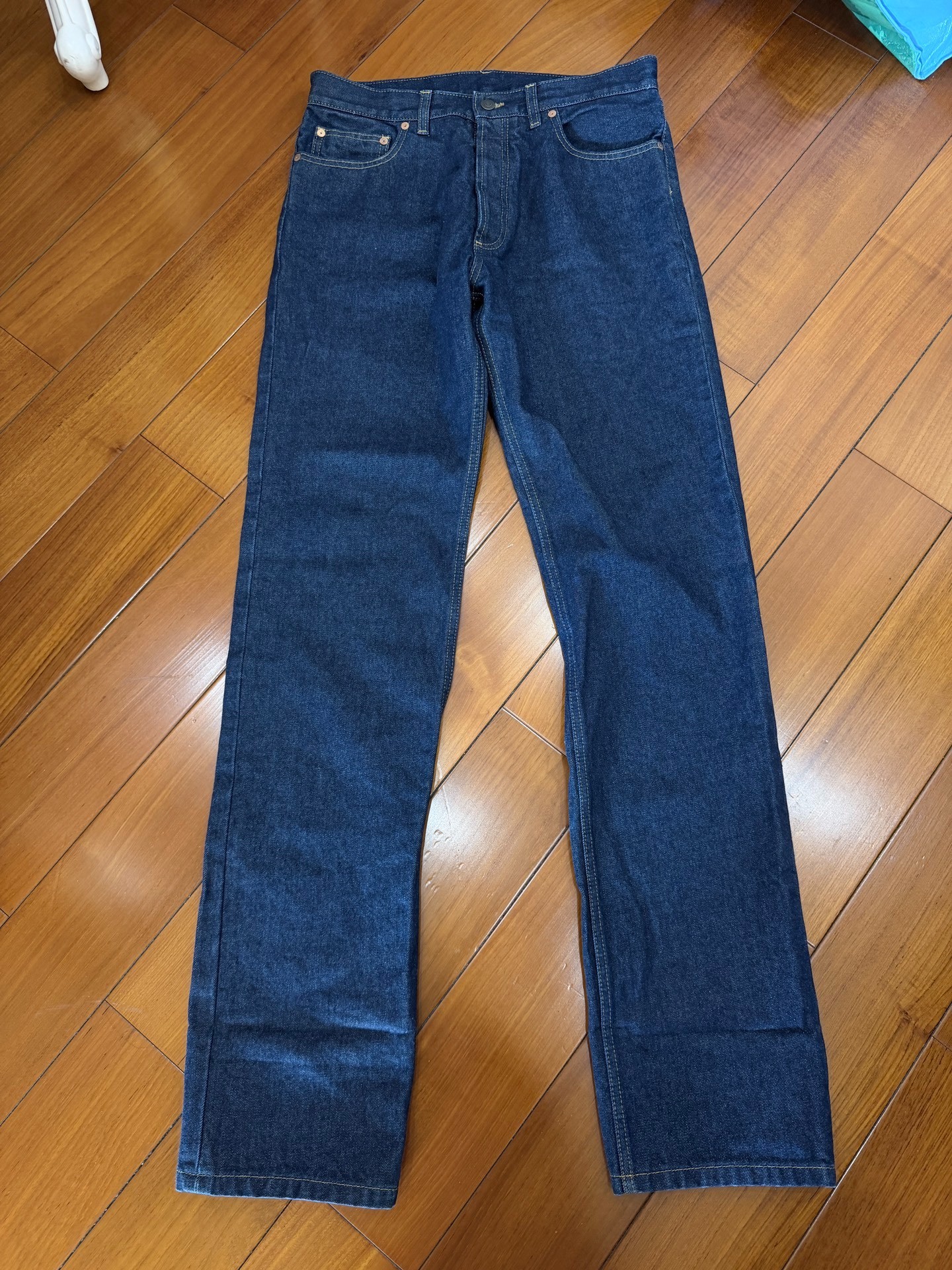 Maison Margiela Dark Blue Wide Leg Jeans