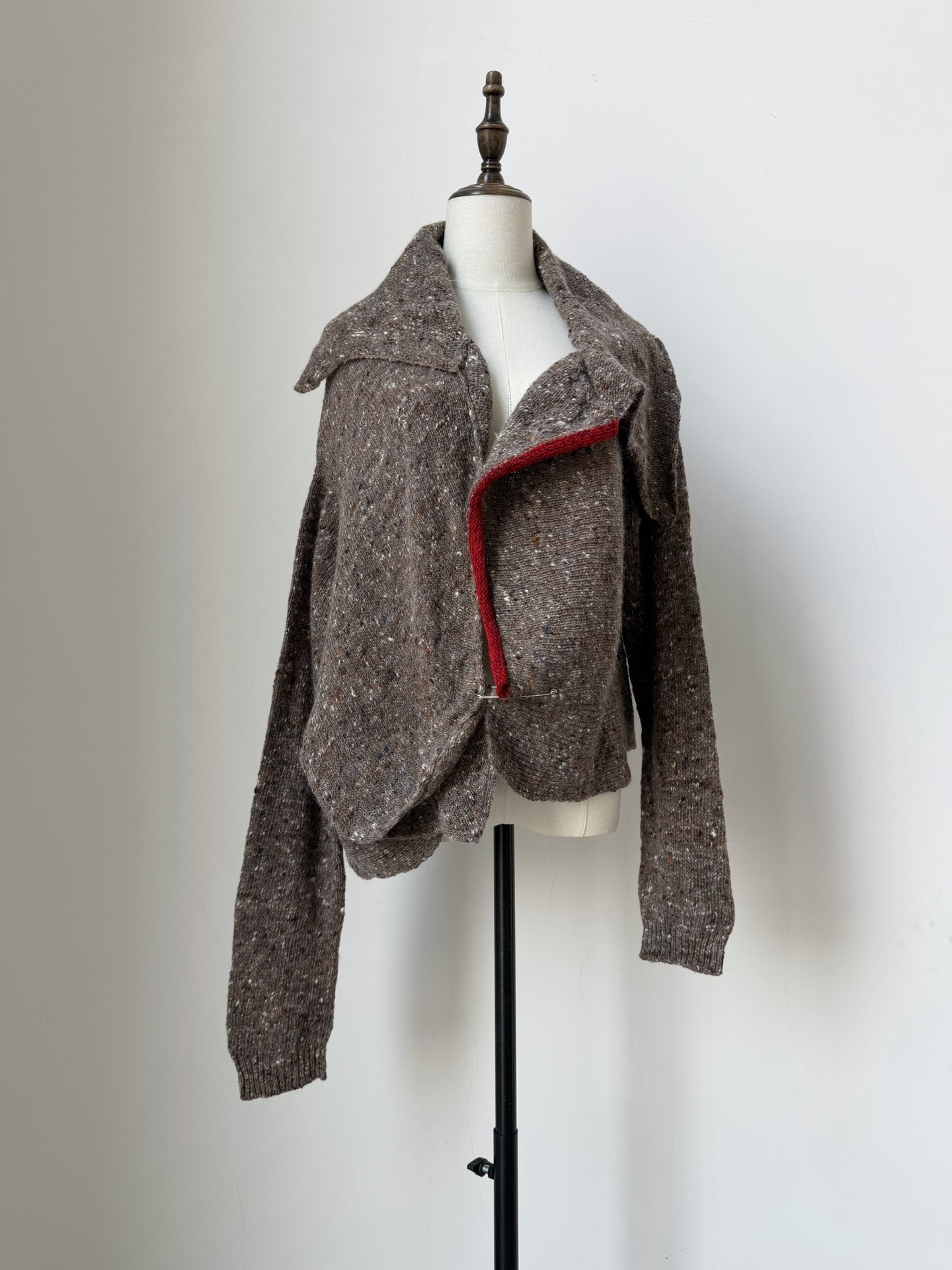 Y's Wool Blend Knit Cardigan