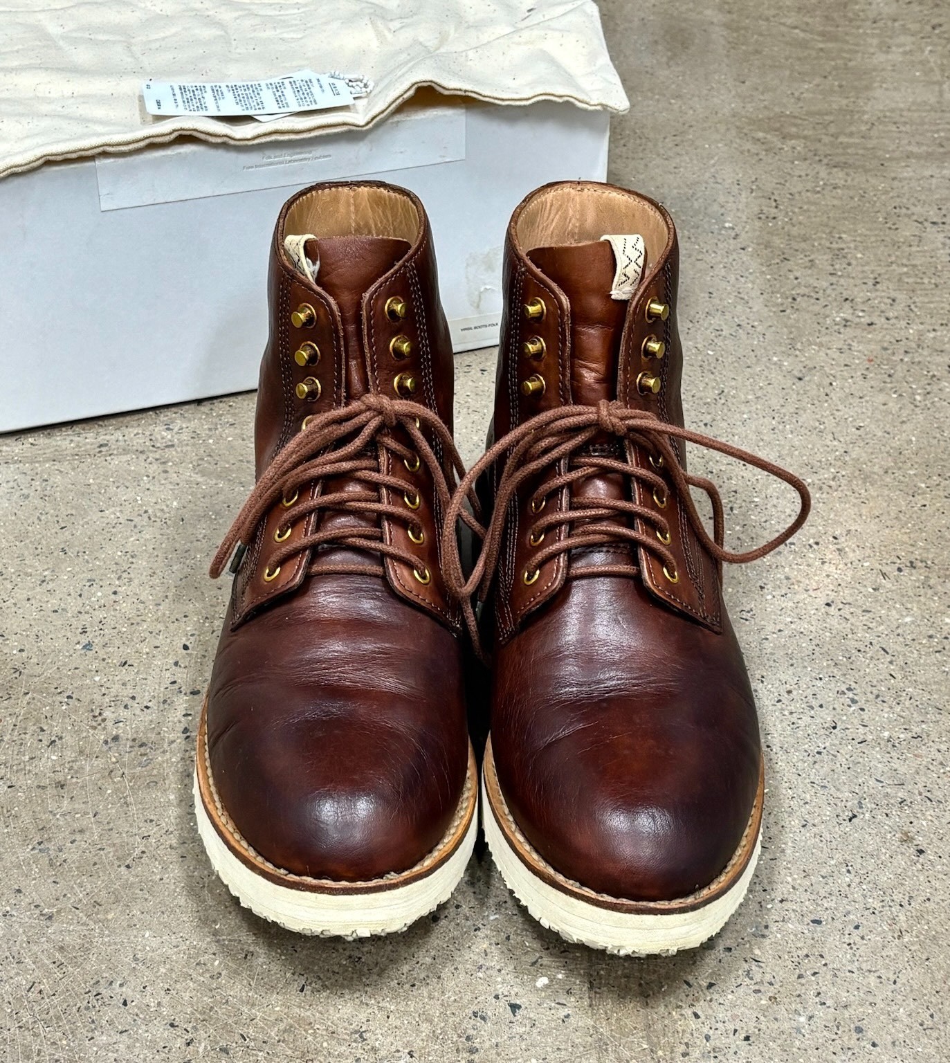 Visvim 19AW Virgil Boots Folk — front