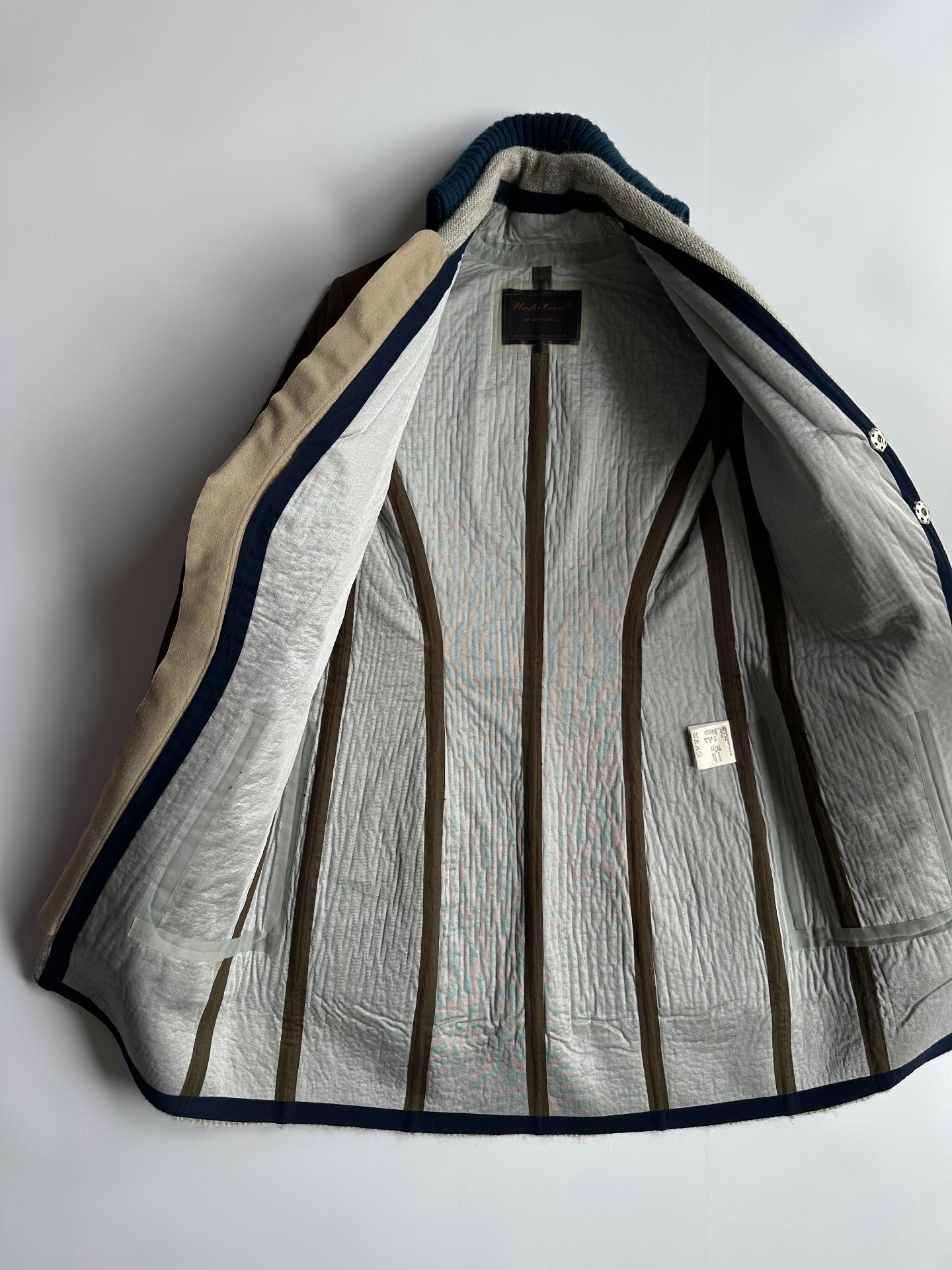 Undercover 07FW Layered Coat — detail