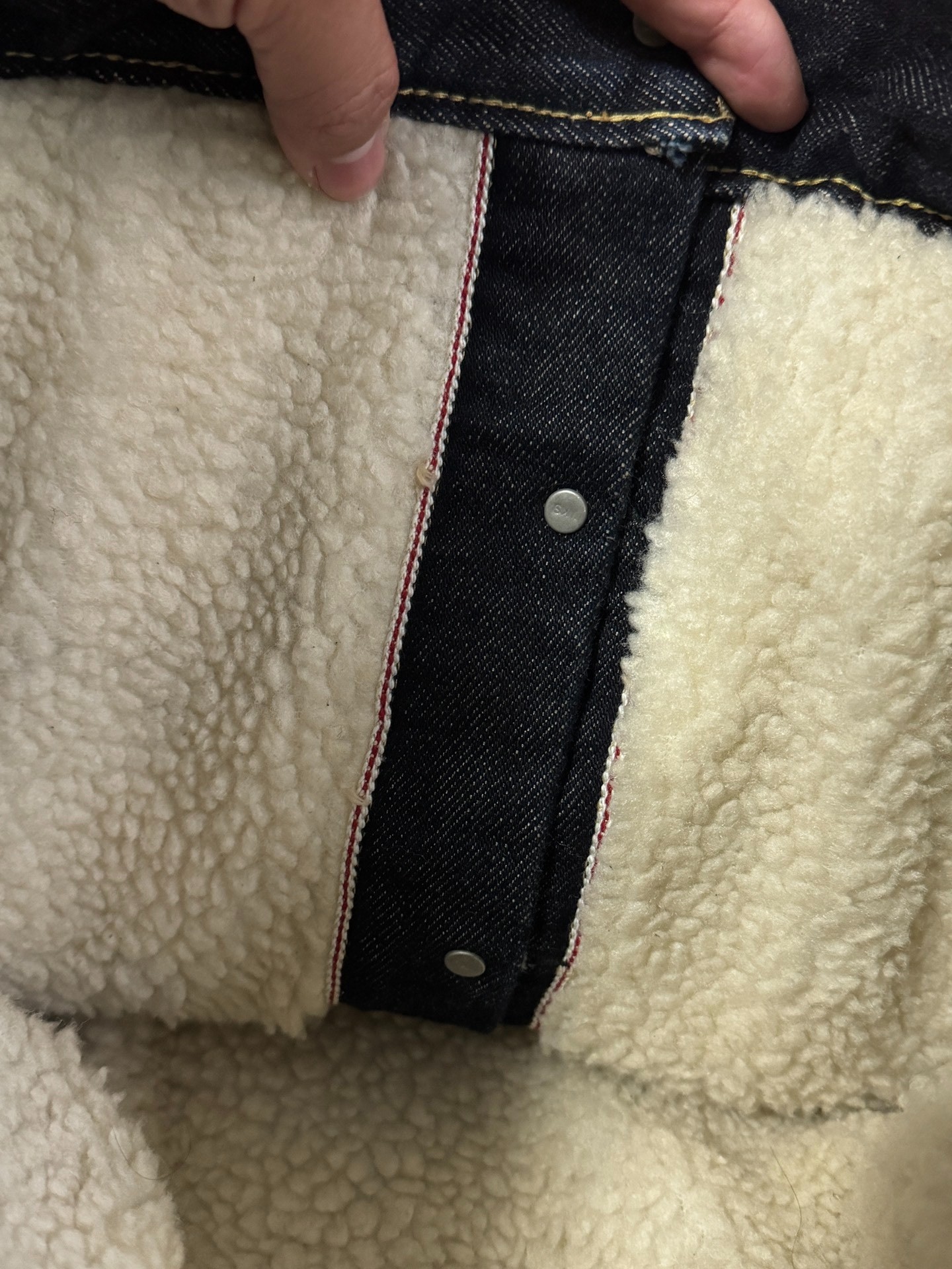 Iron Heart 533 Storm Rider Denim Jacket — back