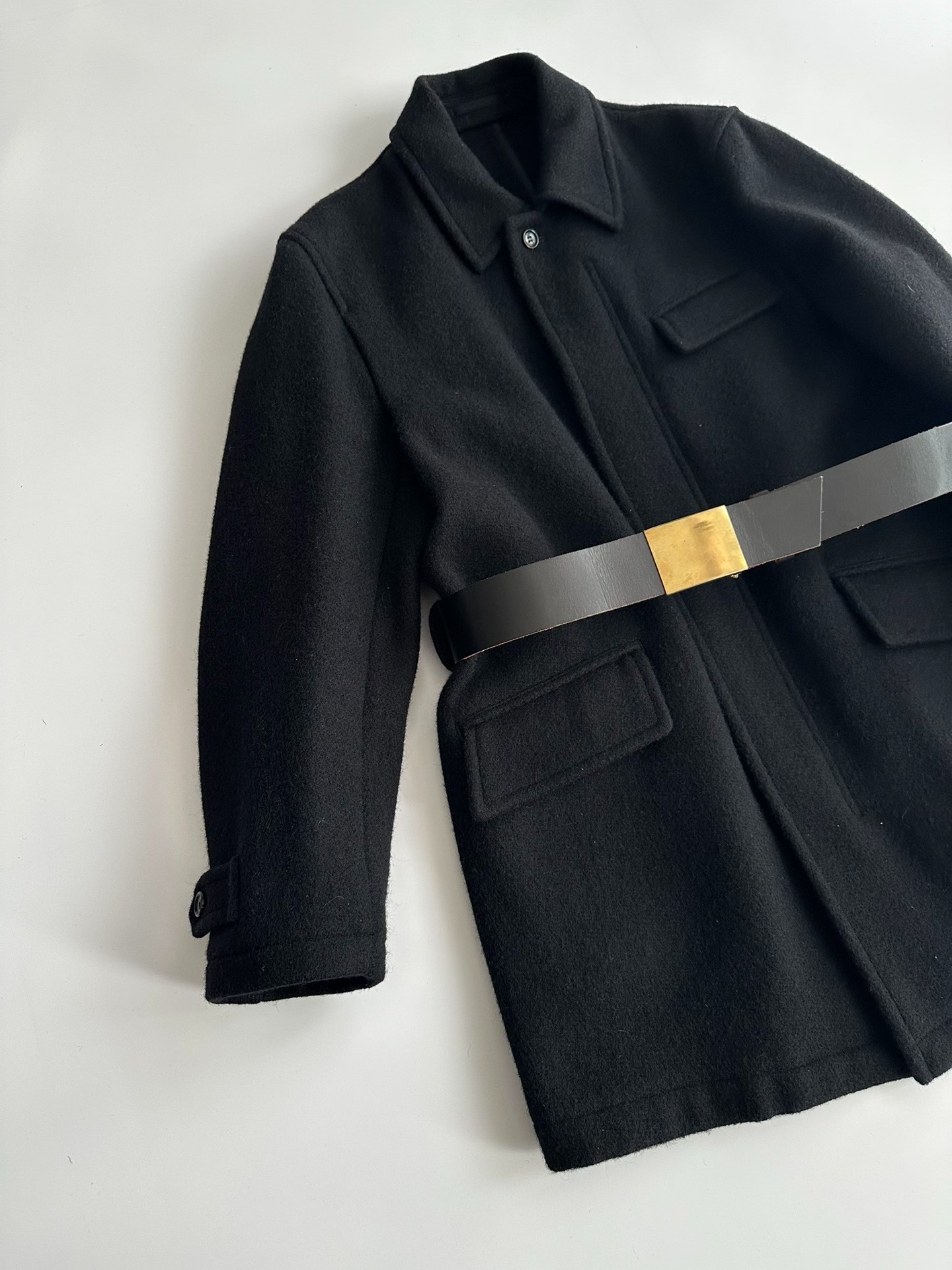 Comme des Garcons Homme Officer Coat — back