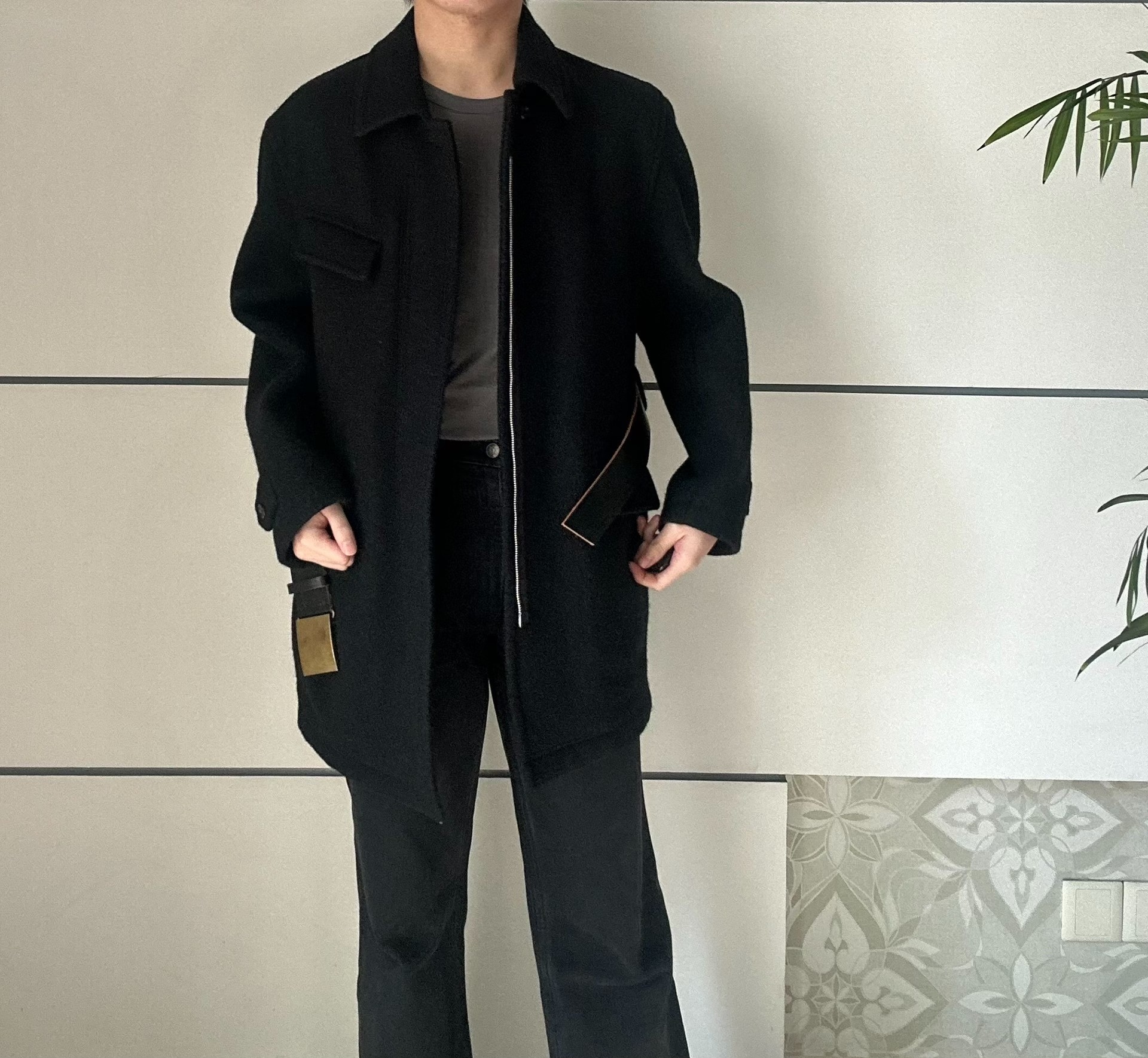 Comme des Garcons Homme Officer Coat — label