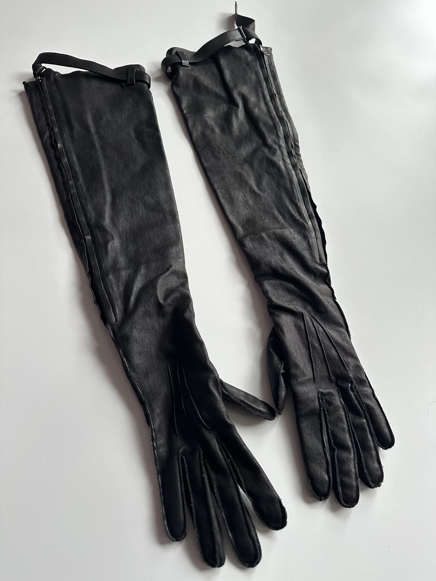 Ann Demeulemeester 12AW Leather Long Gloves