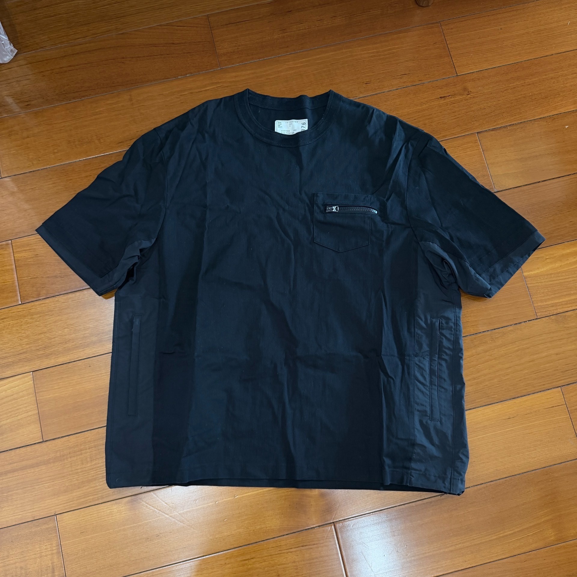 Sacai Deconstructed Pocket Short Sleeve Tee