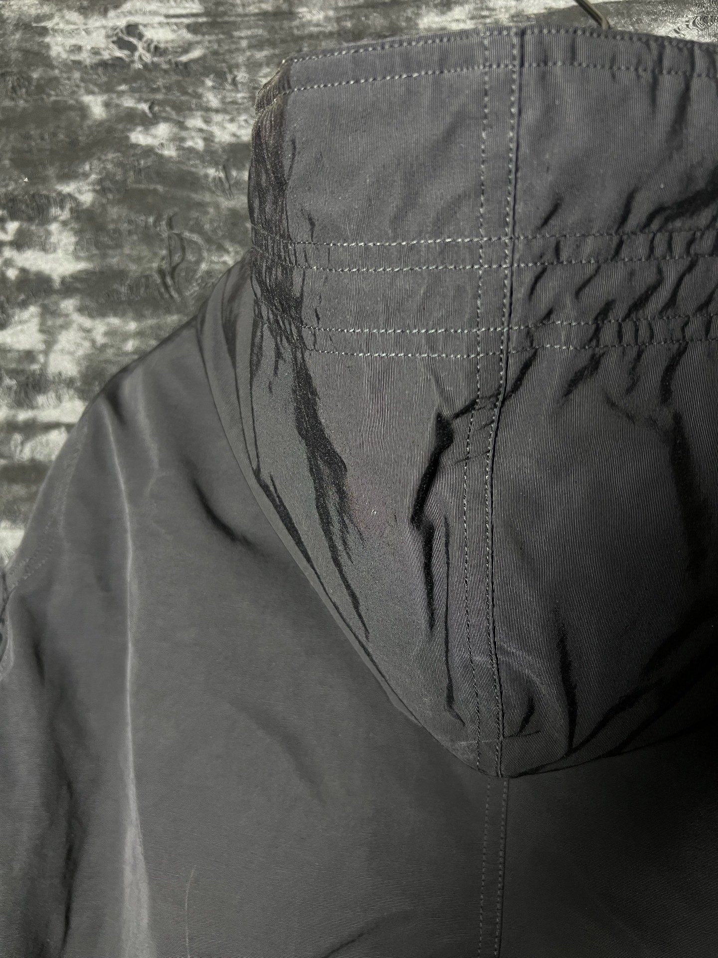Rick Owens 16FW Fish Tail Parka — label