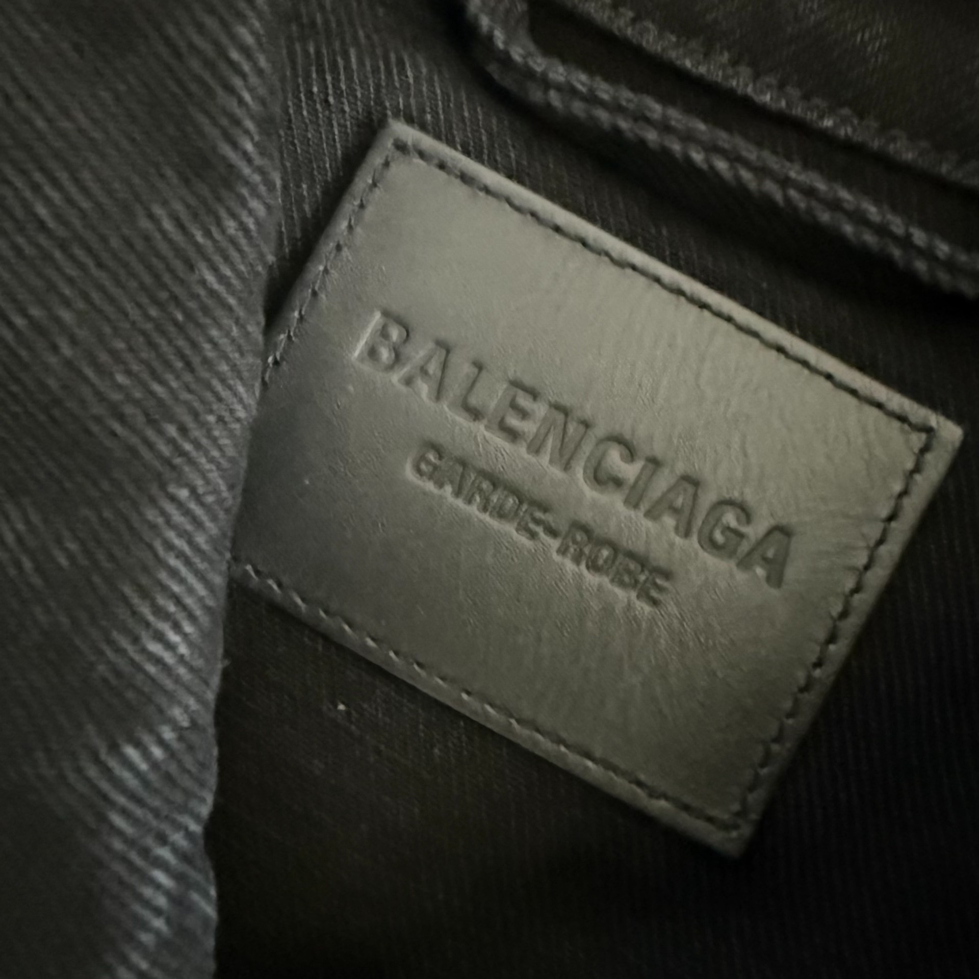Balenciaga Black Oversized Men’s Jacket — back