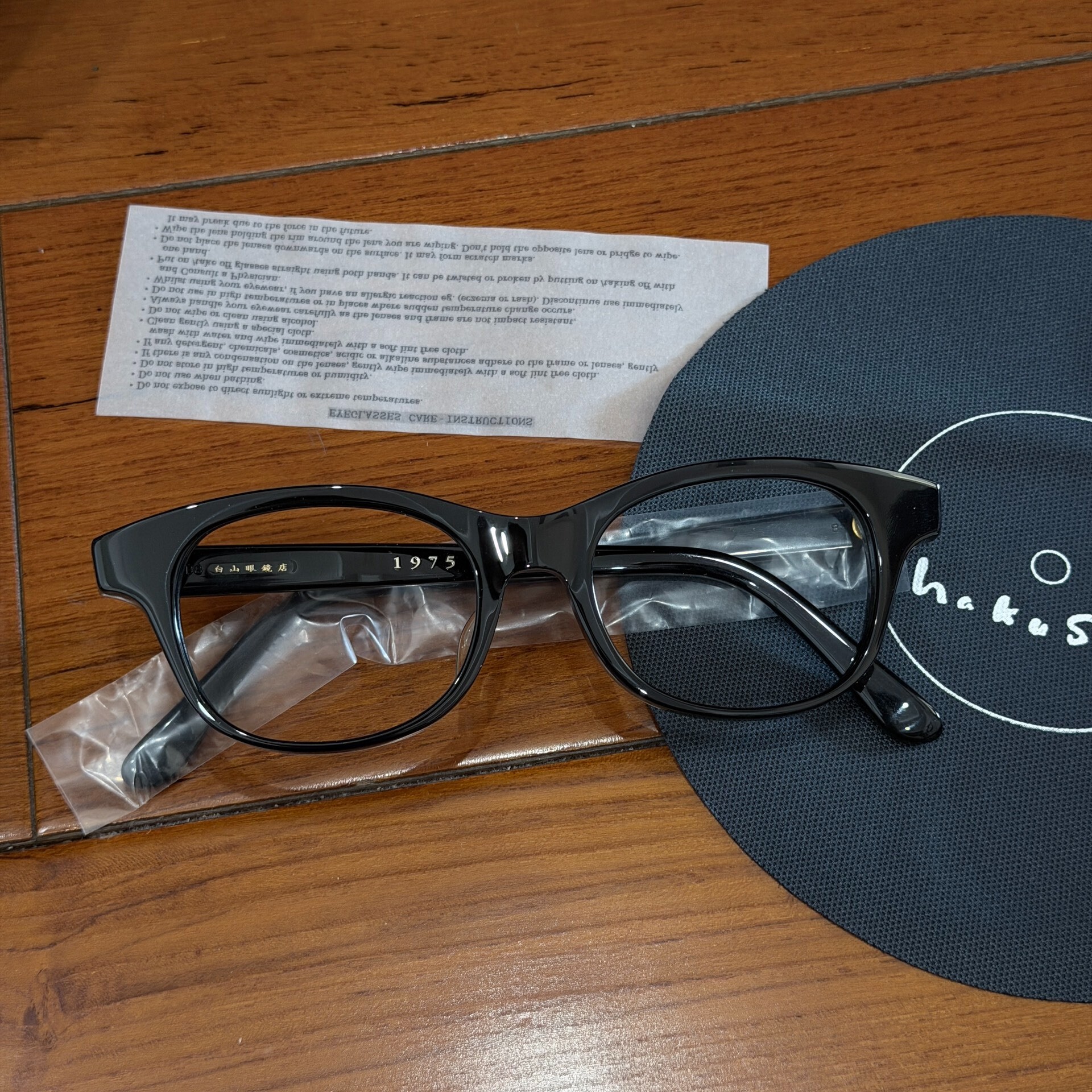 Hakusan 1975 Tadpole Eyeglass Frames