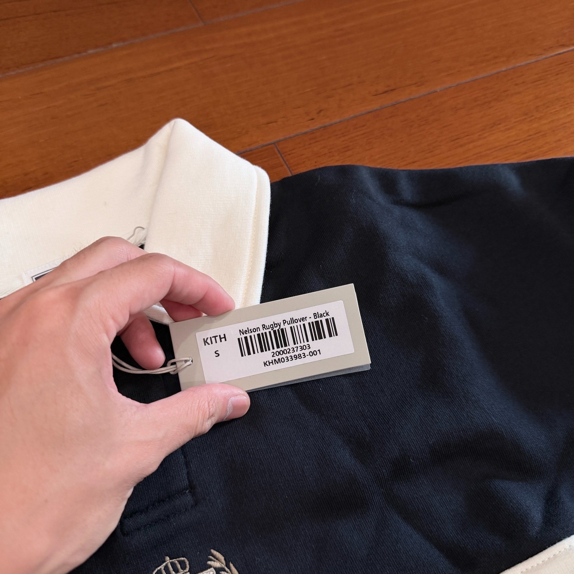 Kith Nelson 25 Color-Blocked Polo Sweatshirt — detail