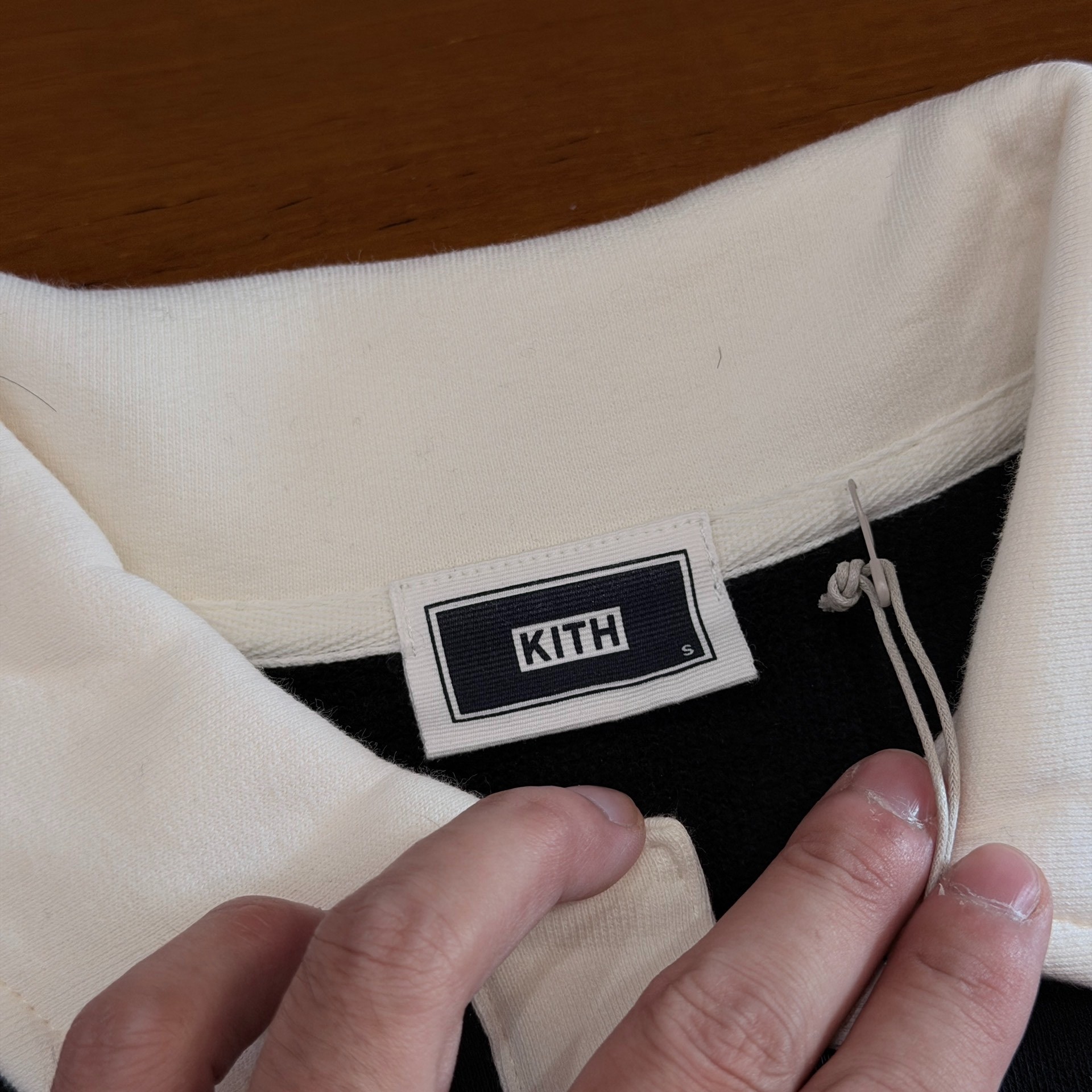 Kith Nelson 25 Color-Blocked Polo Sweatshirt — back