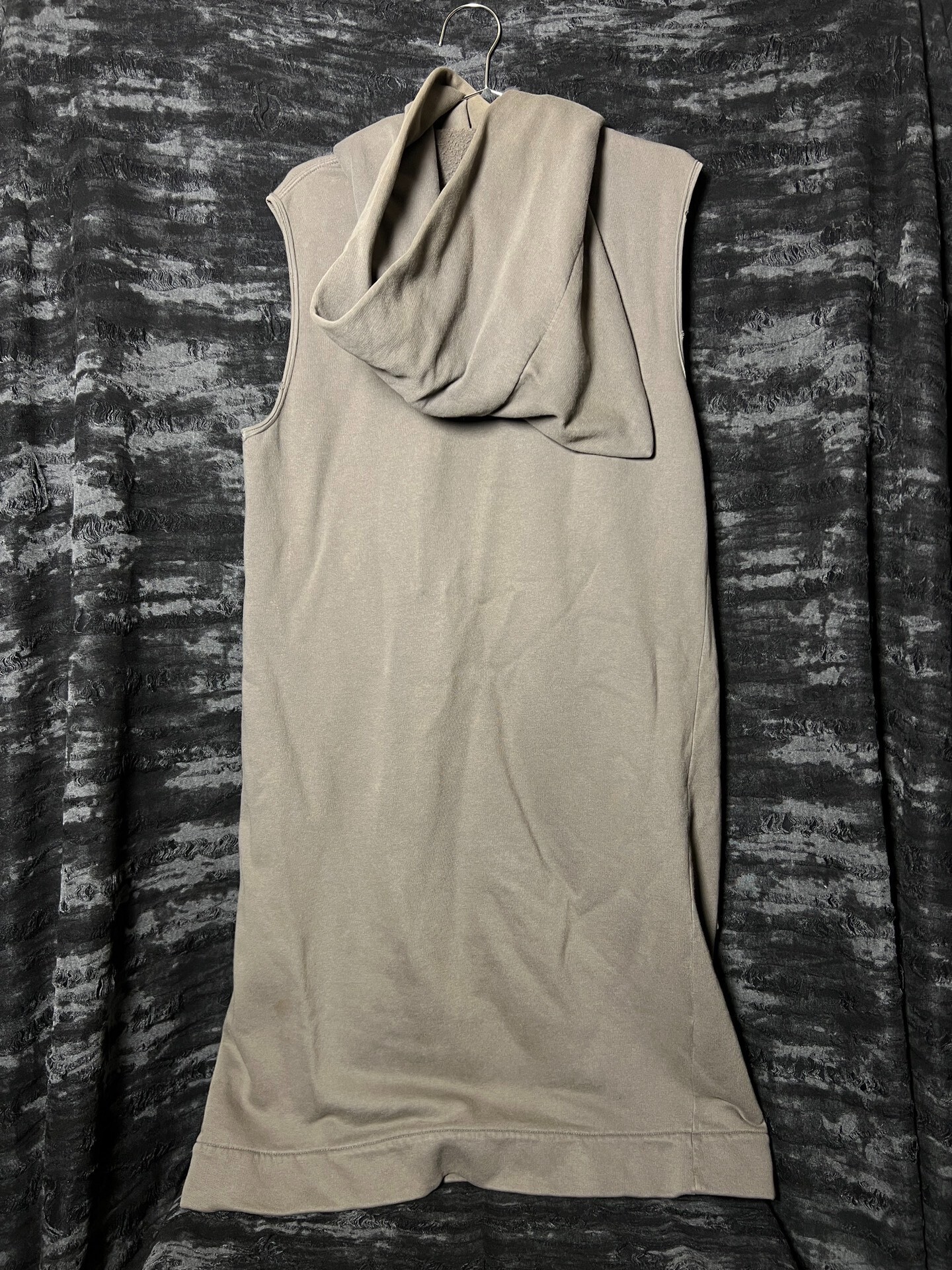 Rick Owens 13FW Sleeveless Hooded Cloak — front