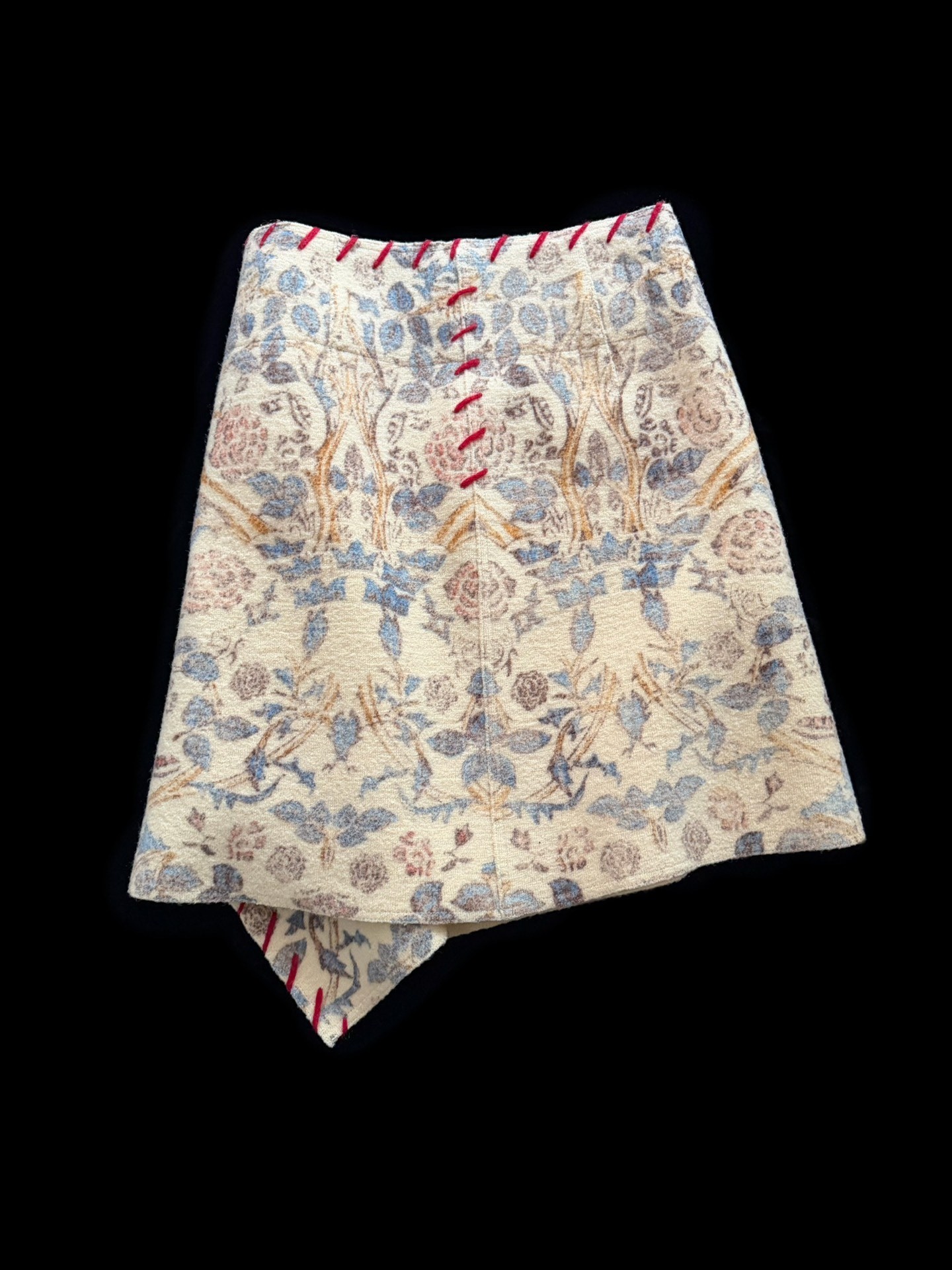 Issey Miyake 2003 Vintage Floral Wrap Skirt — back