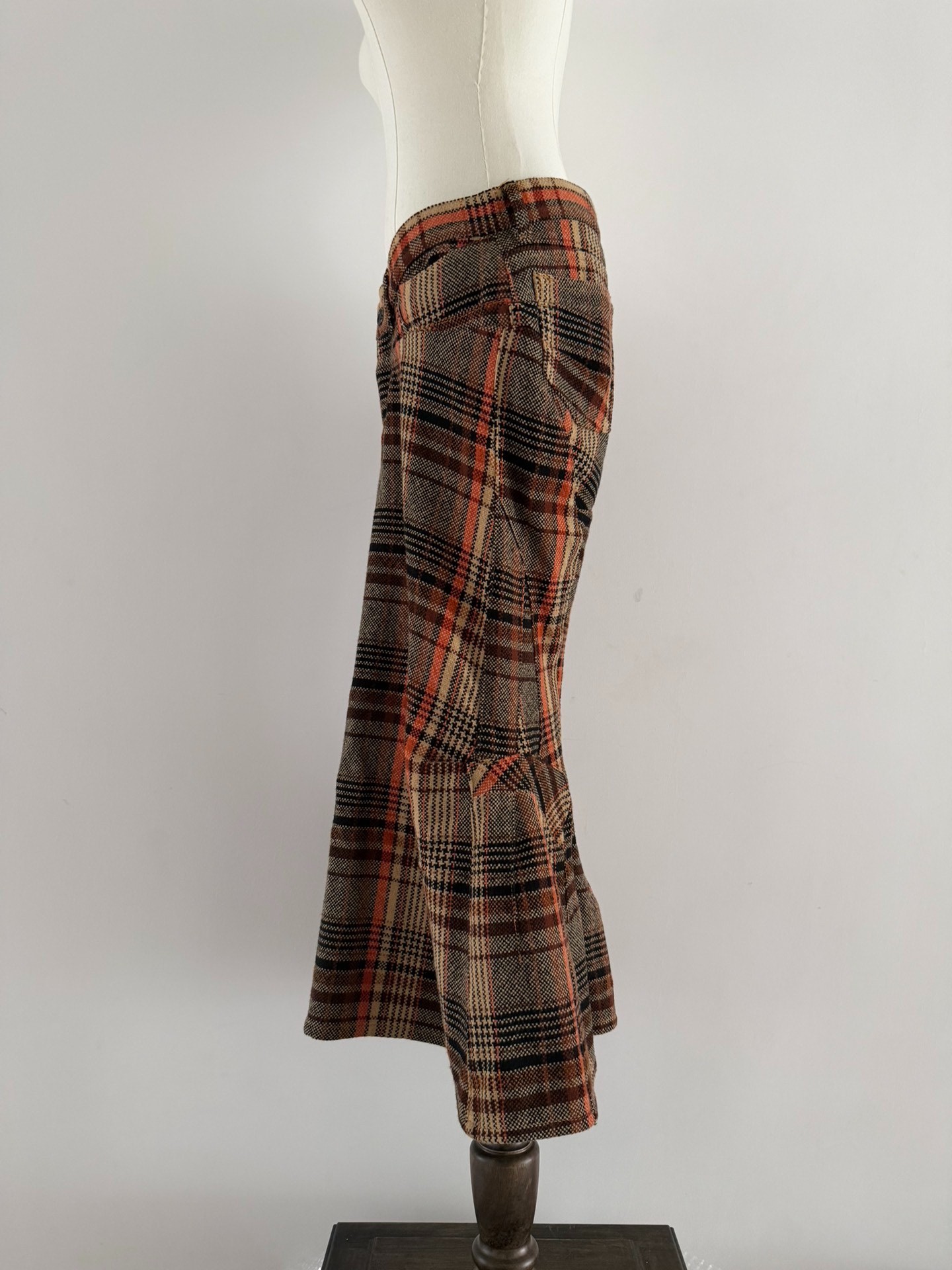 Junya Watanabe Plaid Mermaid Skirt — detail