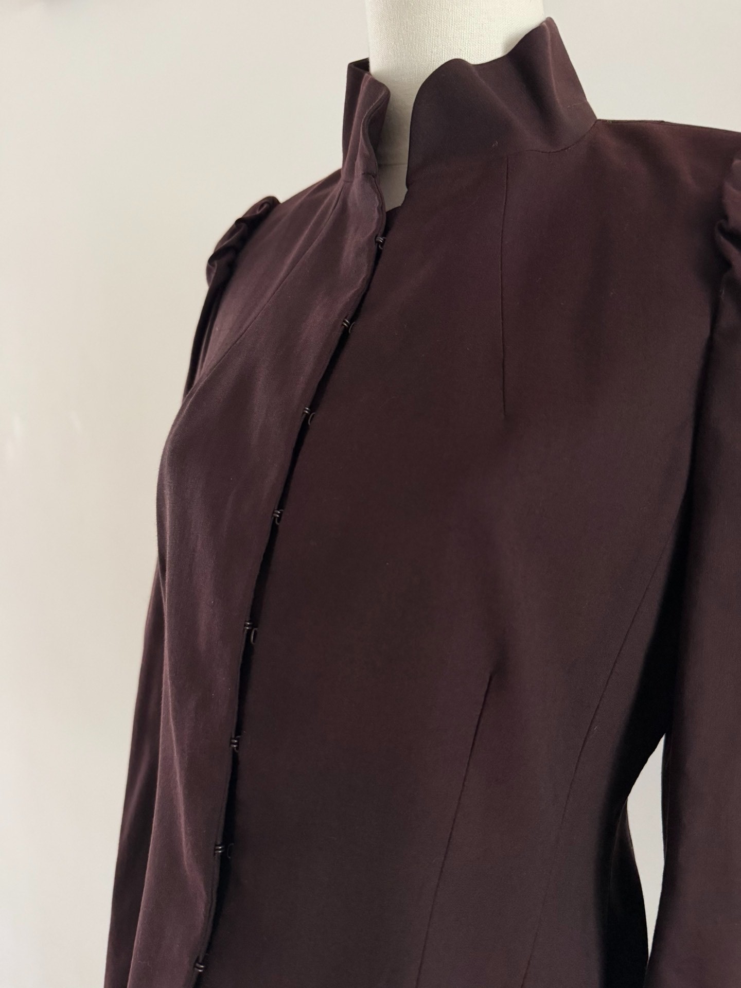 Dries Van Noten 15SS Shoulder Pleated Jacket — back