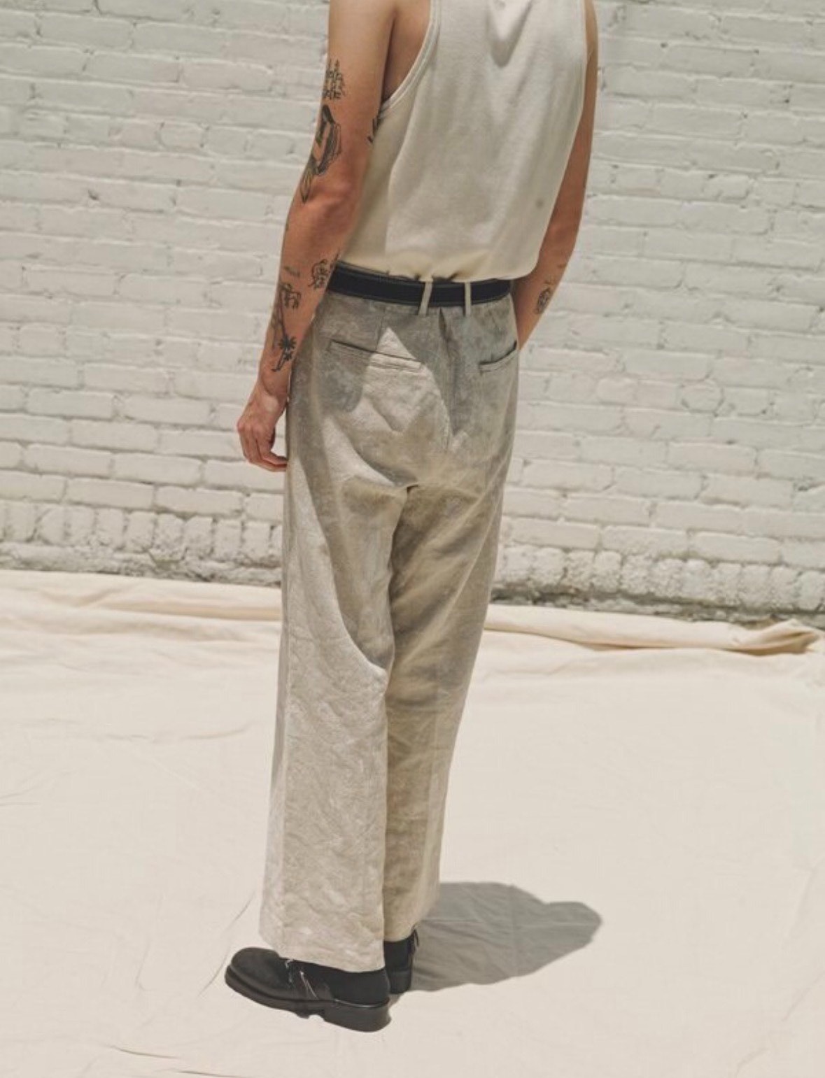 Our Legacy Wide-Leg Chino Pants — detail