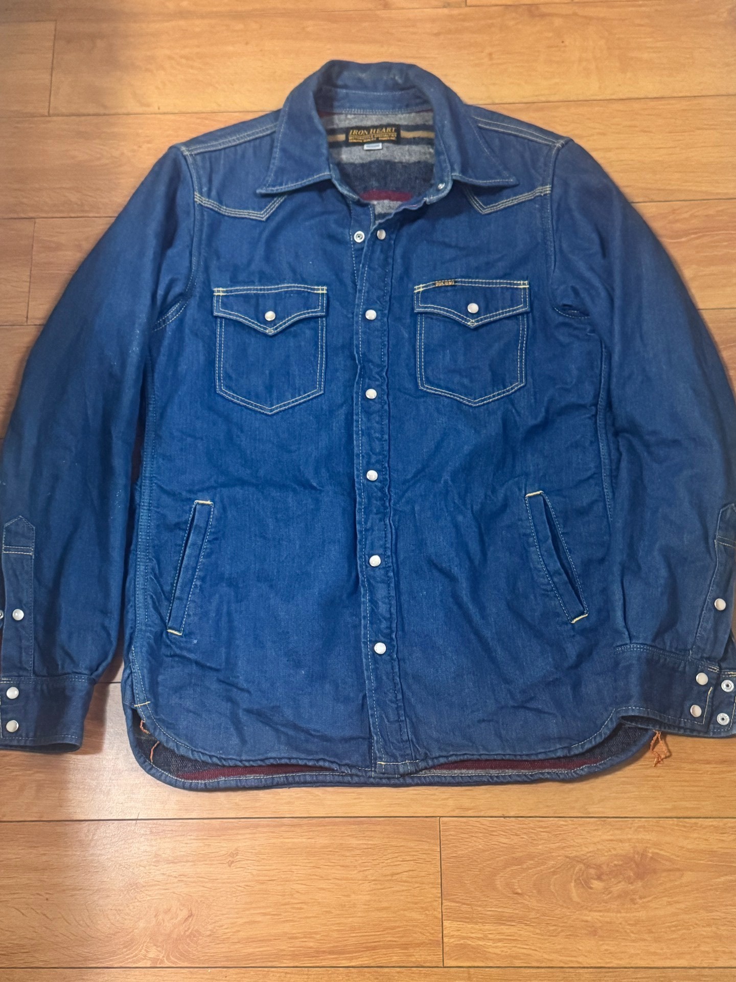 Iron Heart Blue Denim Shirt
