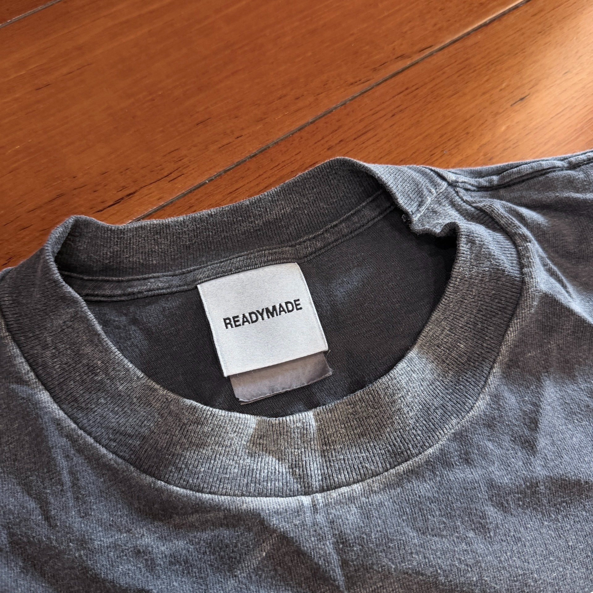 Readymade Charcoal Sunflower T-Shirt — detail