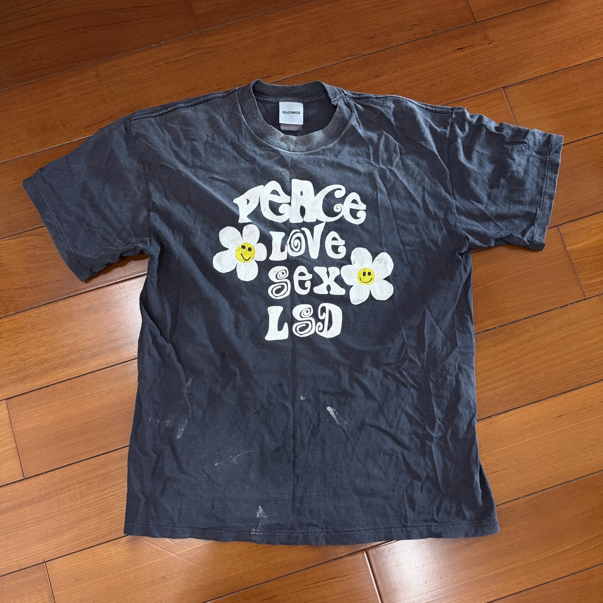 Readymade Charcoal Sunflower T-Shirt