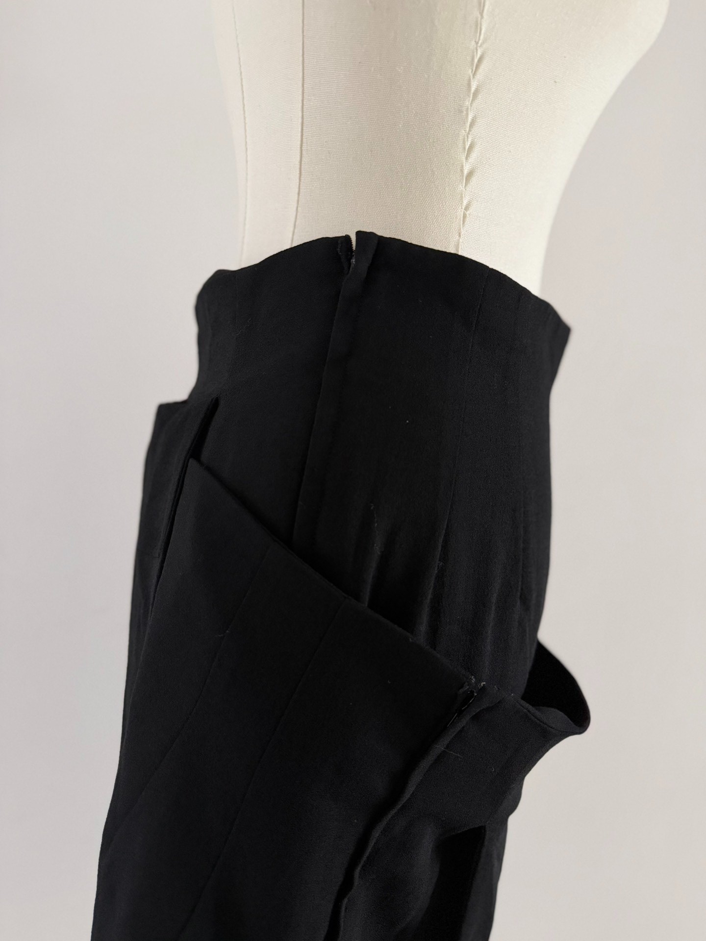 Comme des Garçons 91SS Double Layer Skirt — label